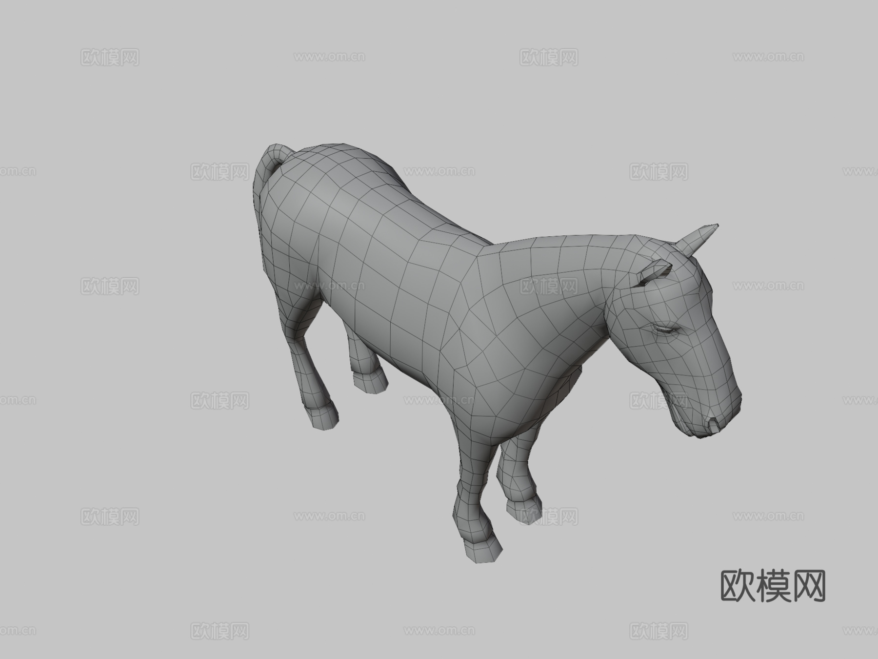 马绑定3d模型