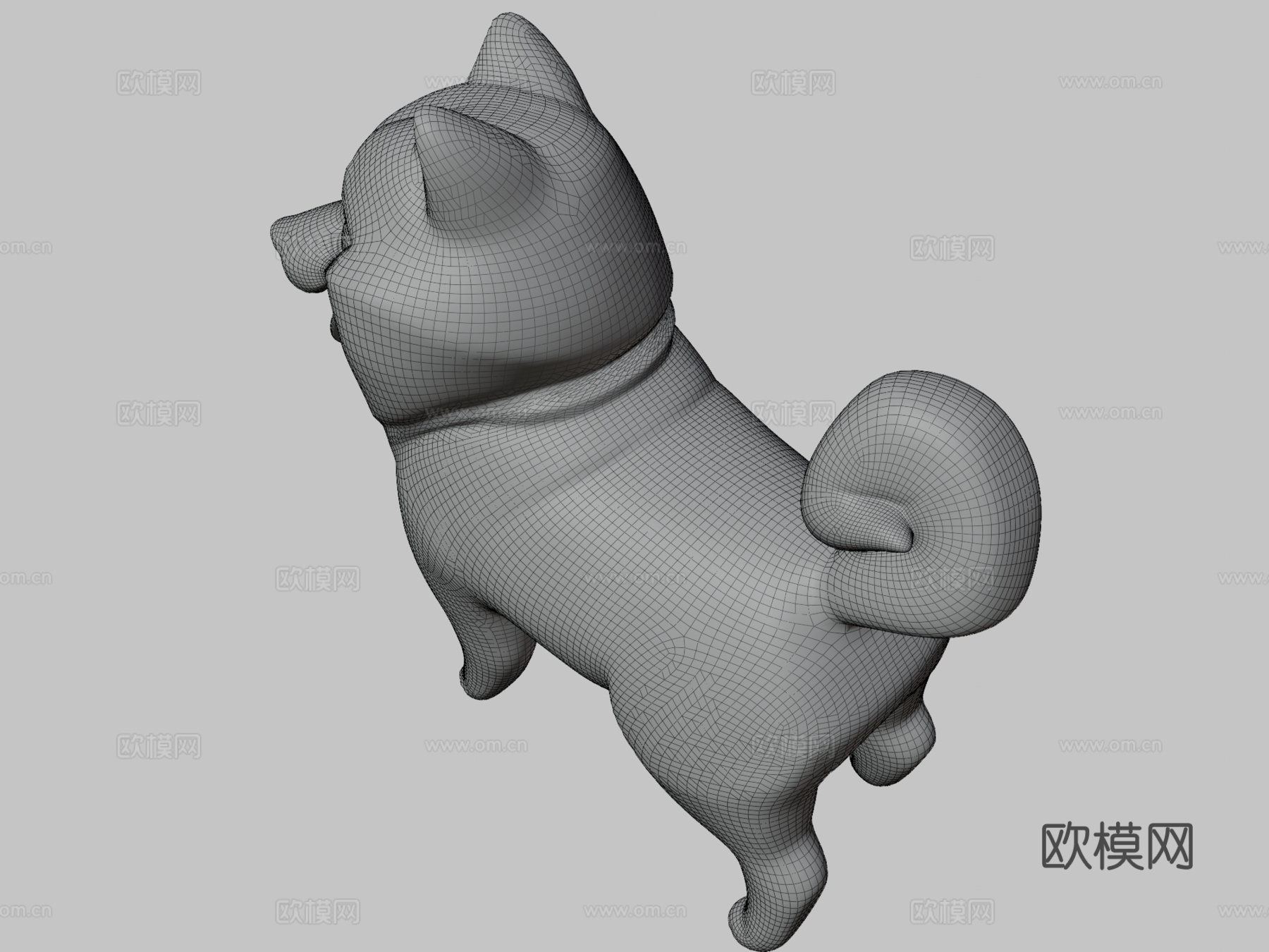 超棒柴犬男孩3d模型