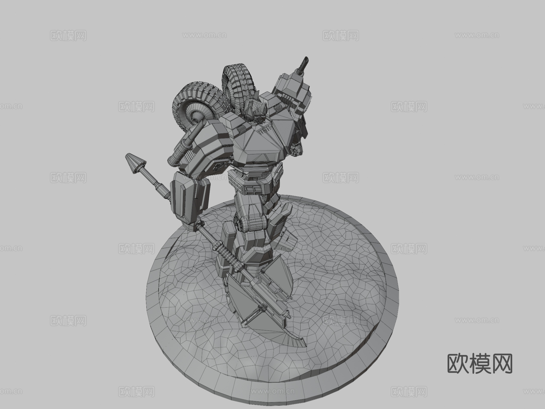 擎天柱3d模型