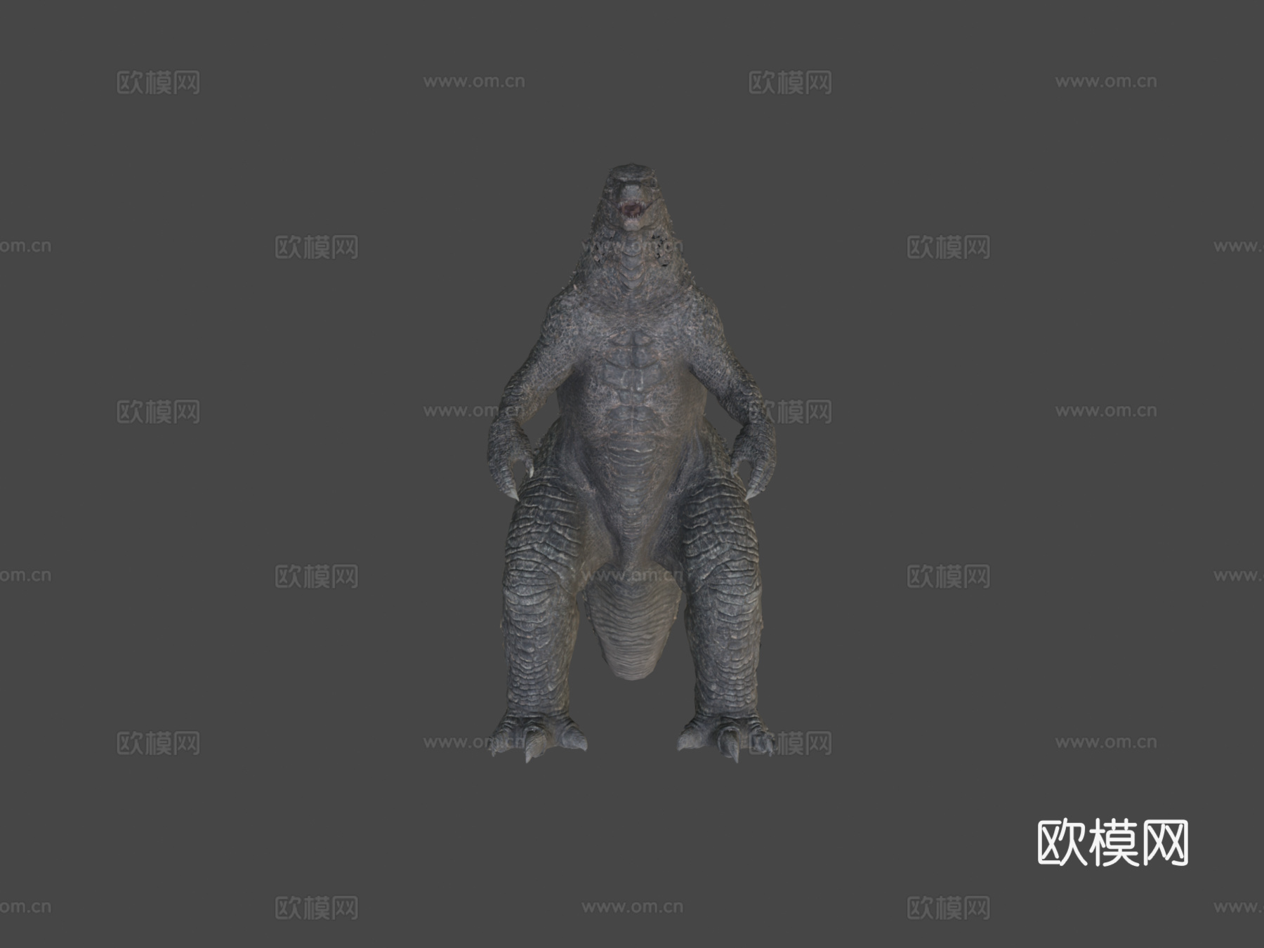 使命召唤战区哥斯拉3d模型