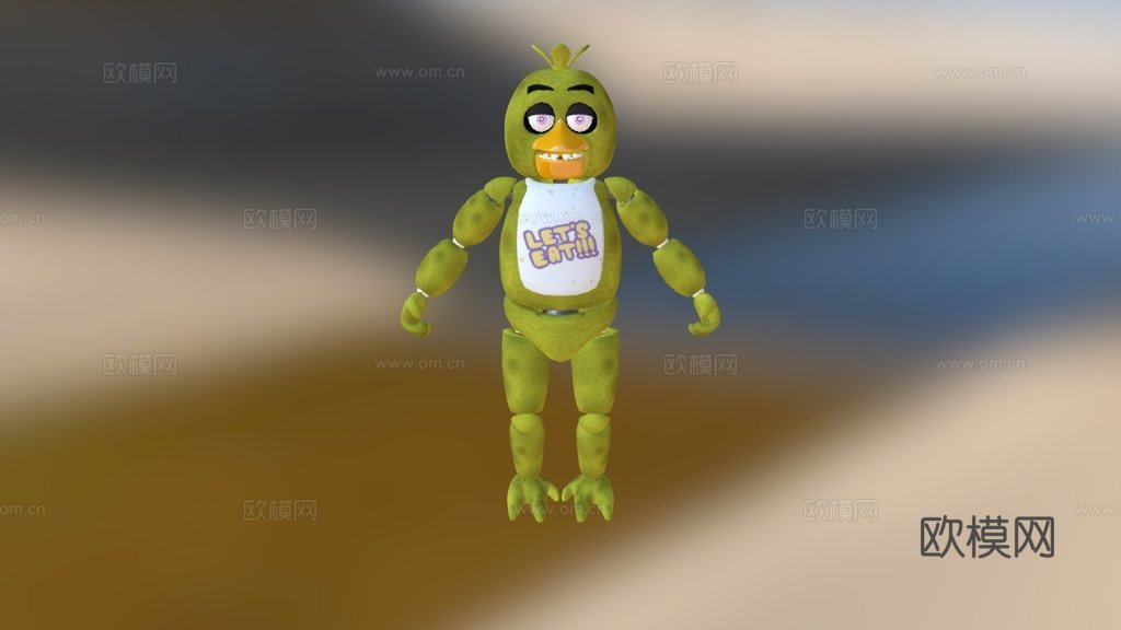 玩具熊的五夜后宫奇卡3d模型