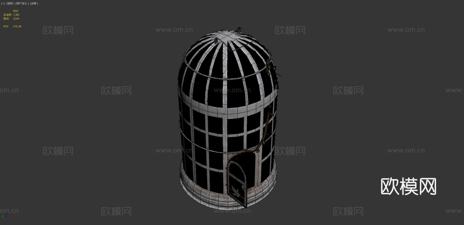 笼子3d模型下载(渲染图4)