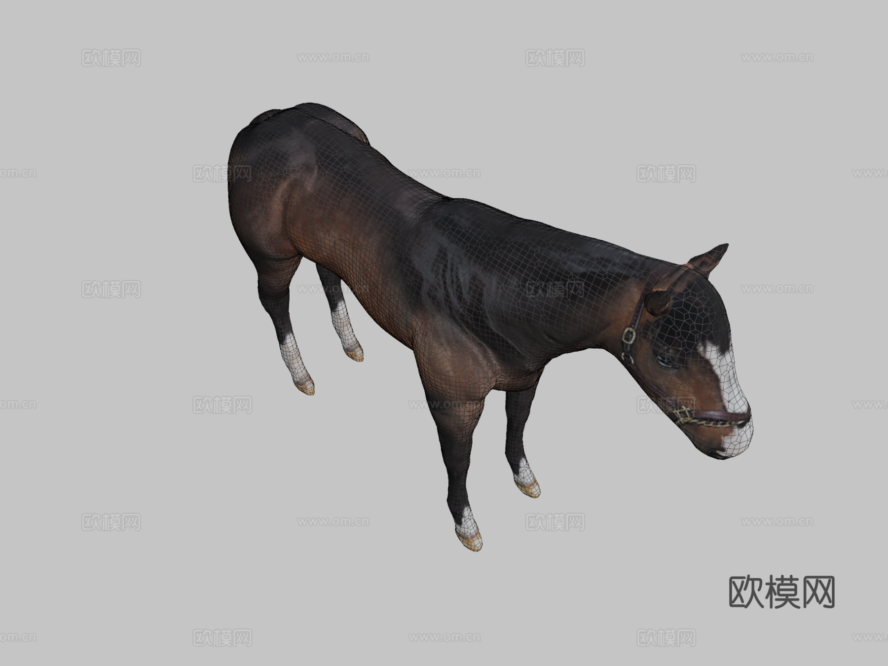 马3d模型