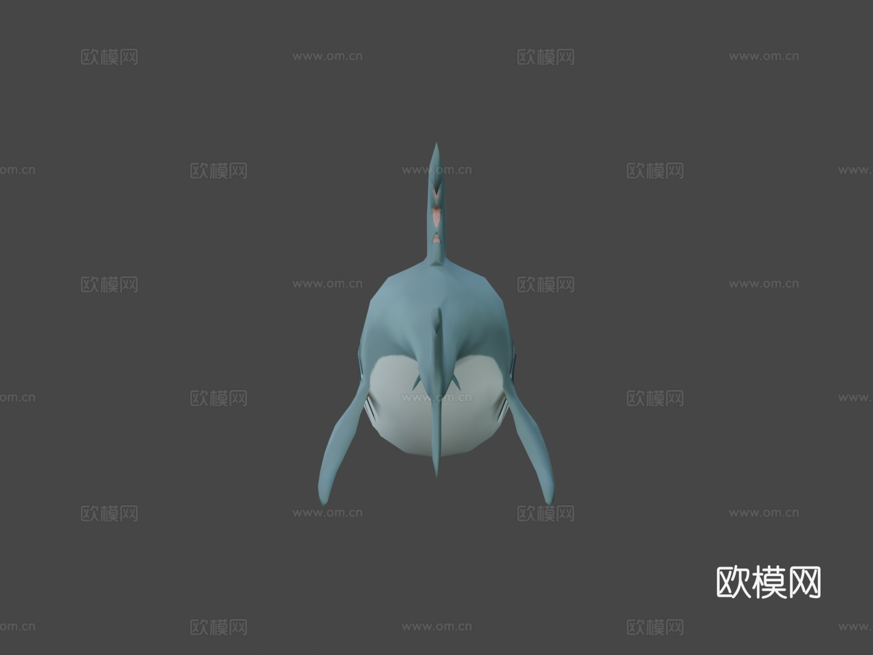 大白鲨3d模型