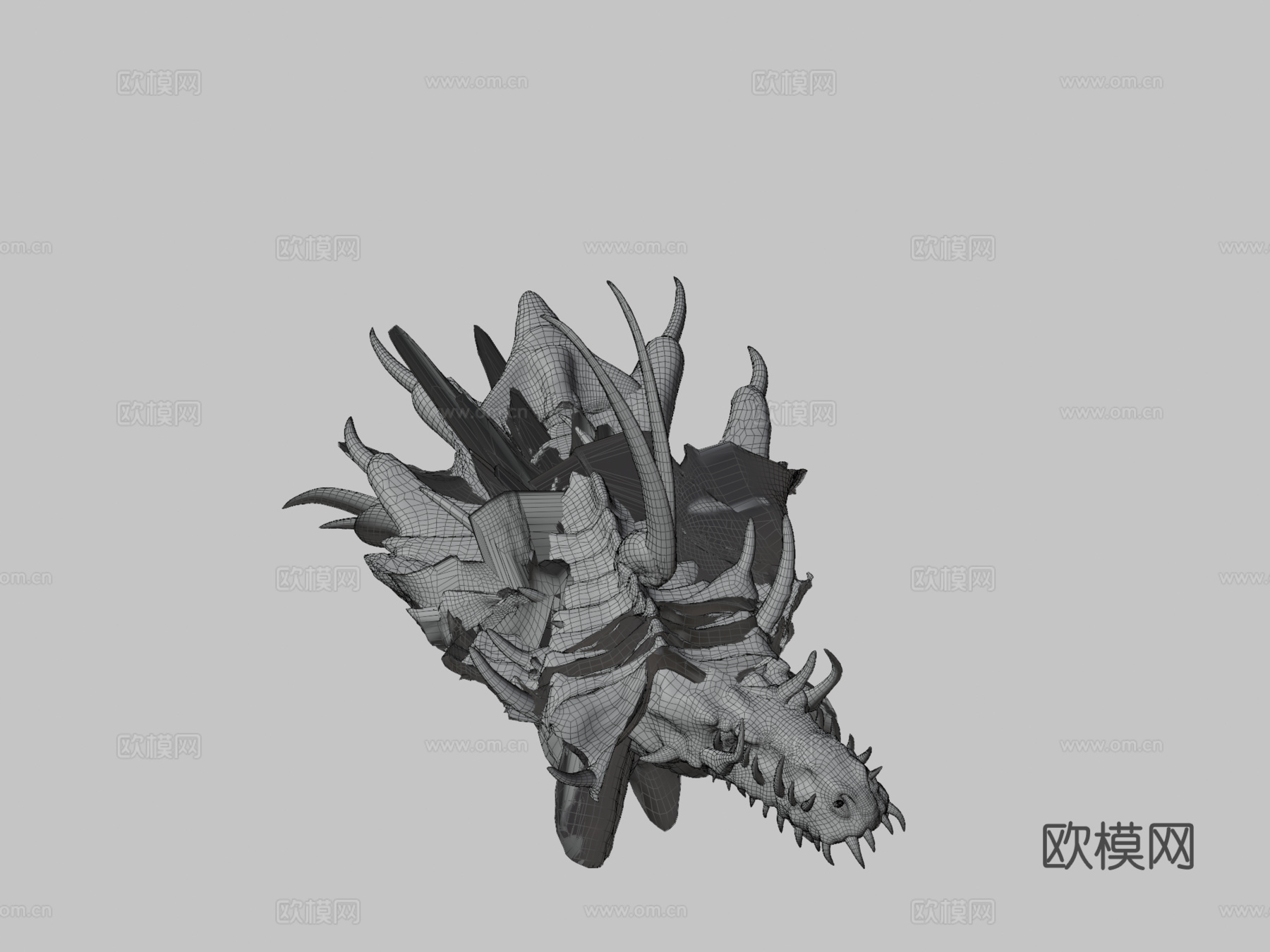 奥斯卡创意免费提供的DRAGO 3D模型3d模型