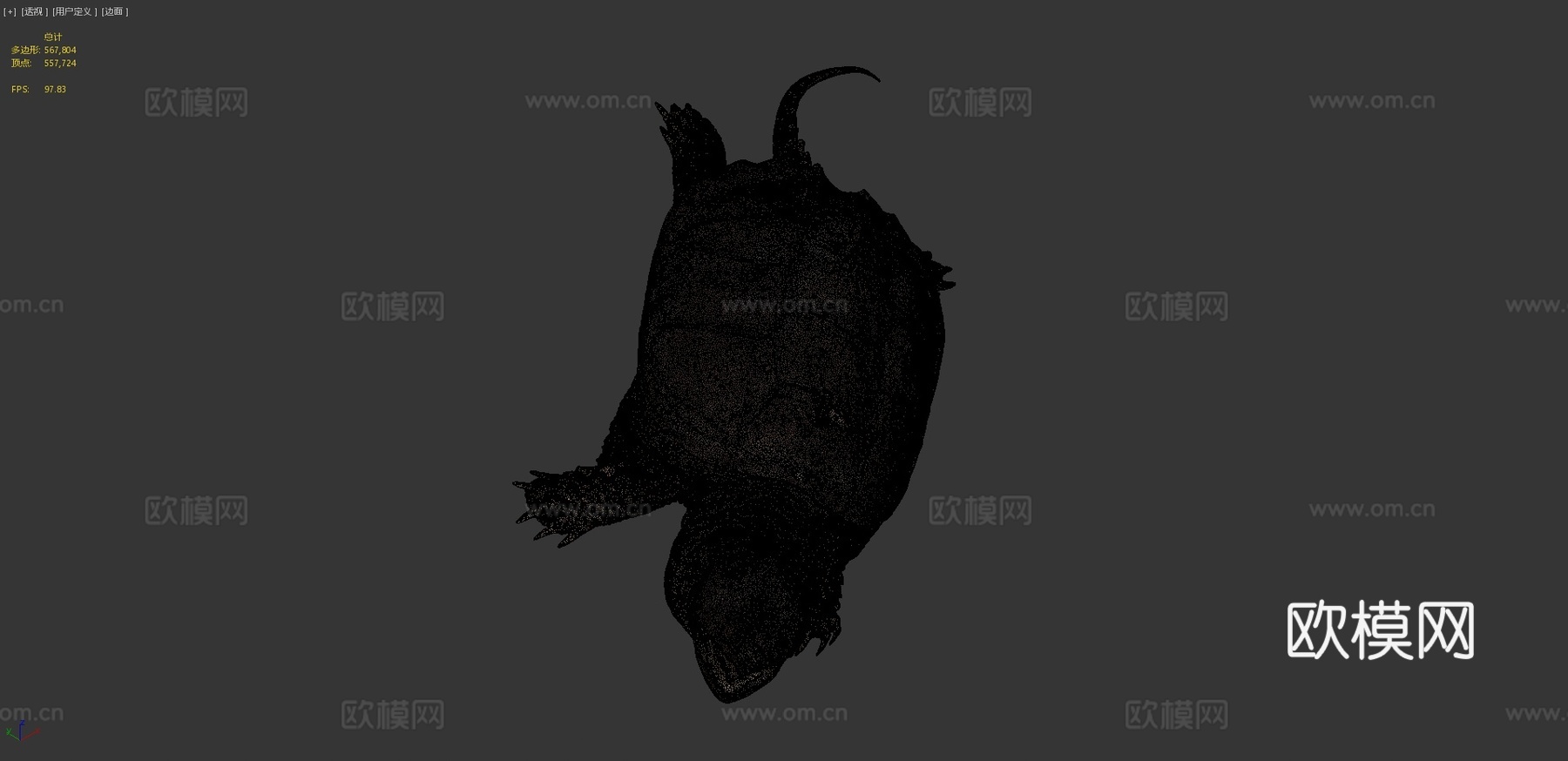 鳄龟3d模型