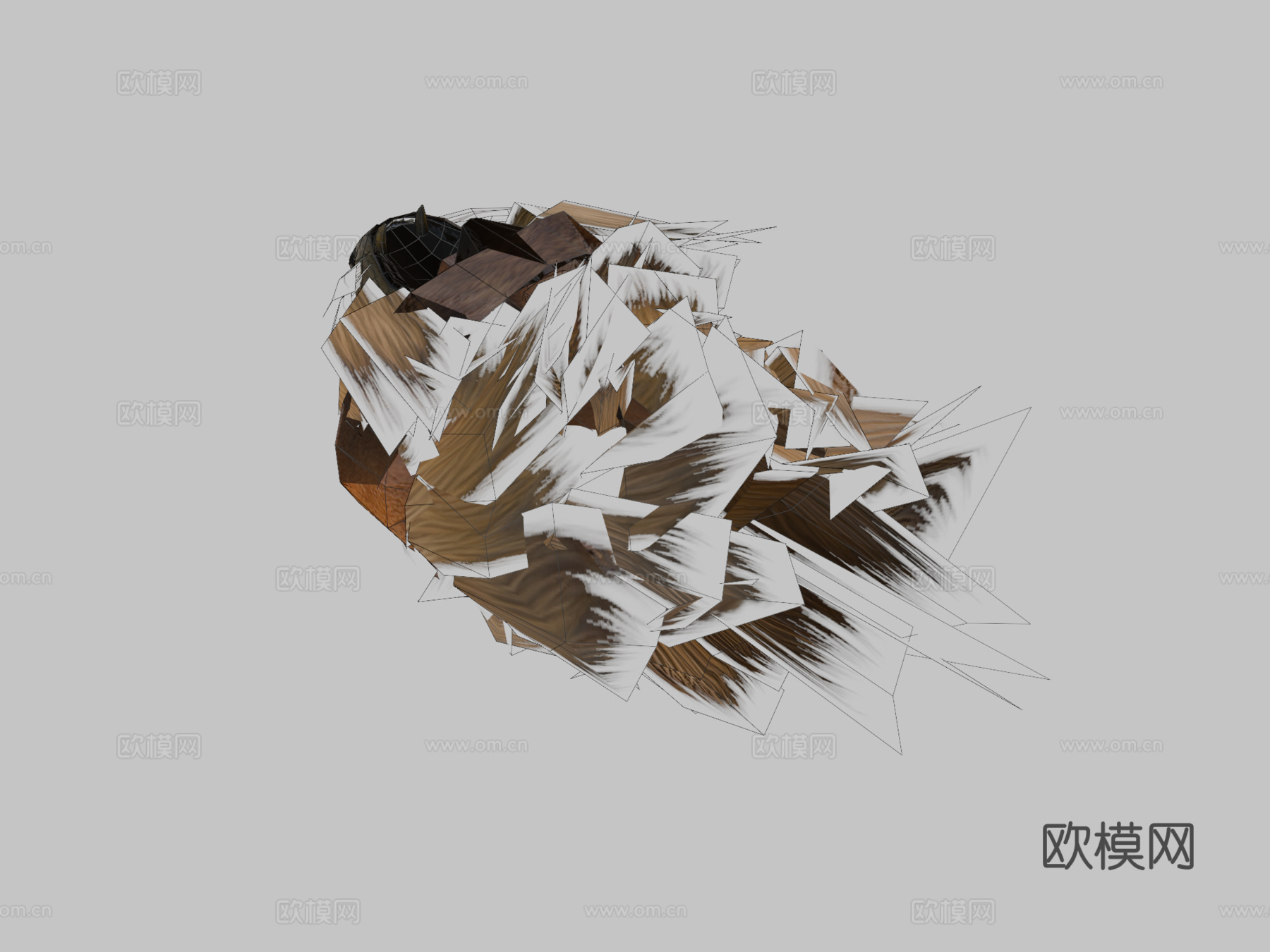 带动画狮子3d模型