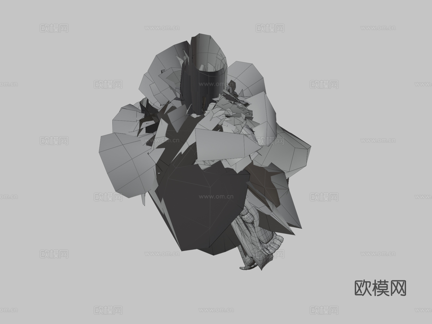 马-西班牙野马3d模型