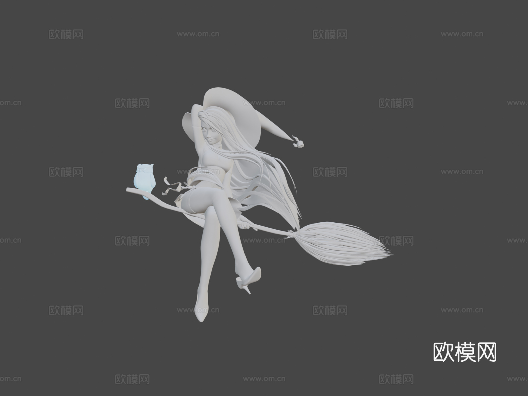 DTIYS重绘罗斯绘画-粉红女巫3d模型