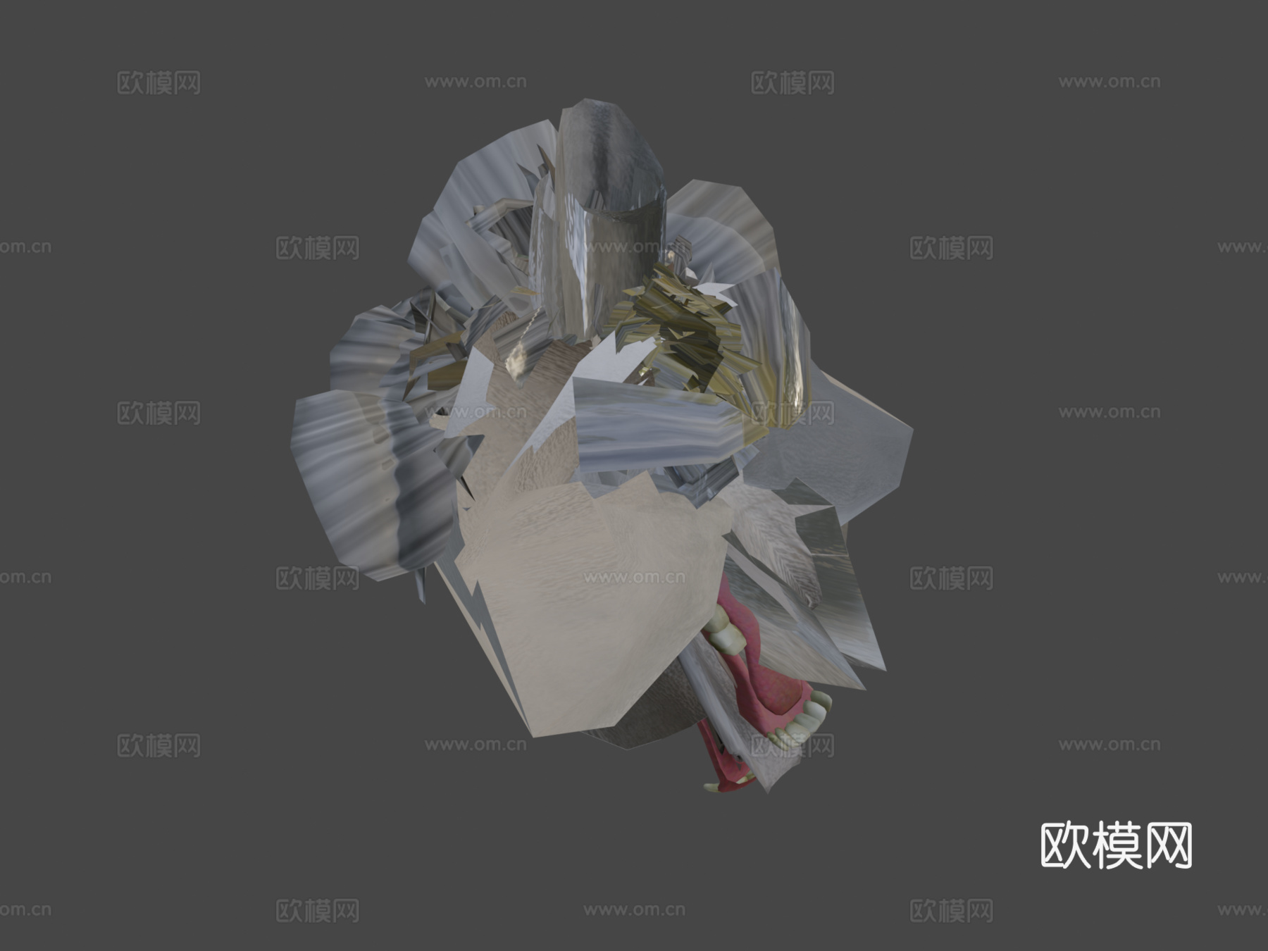 马-西班牙野马3d模型