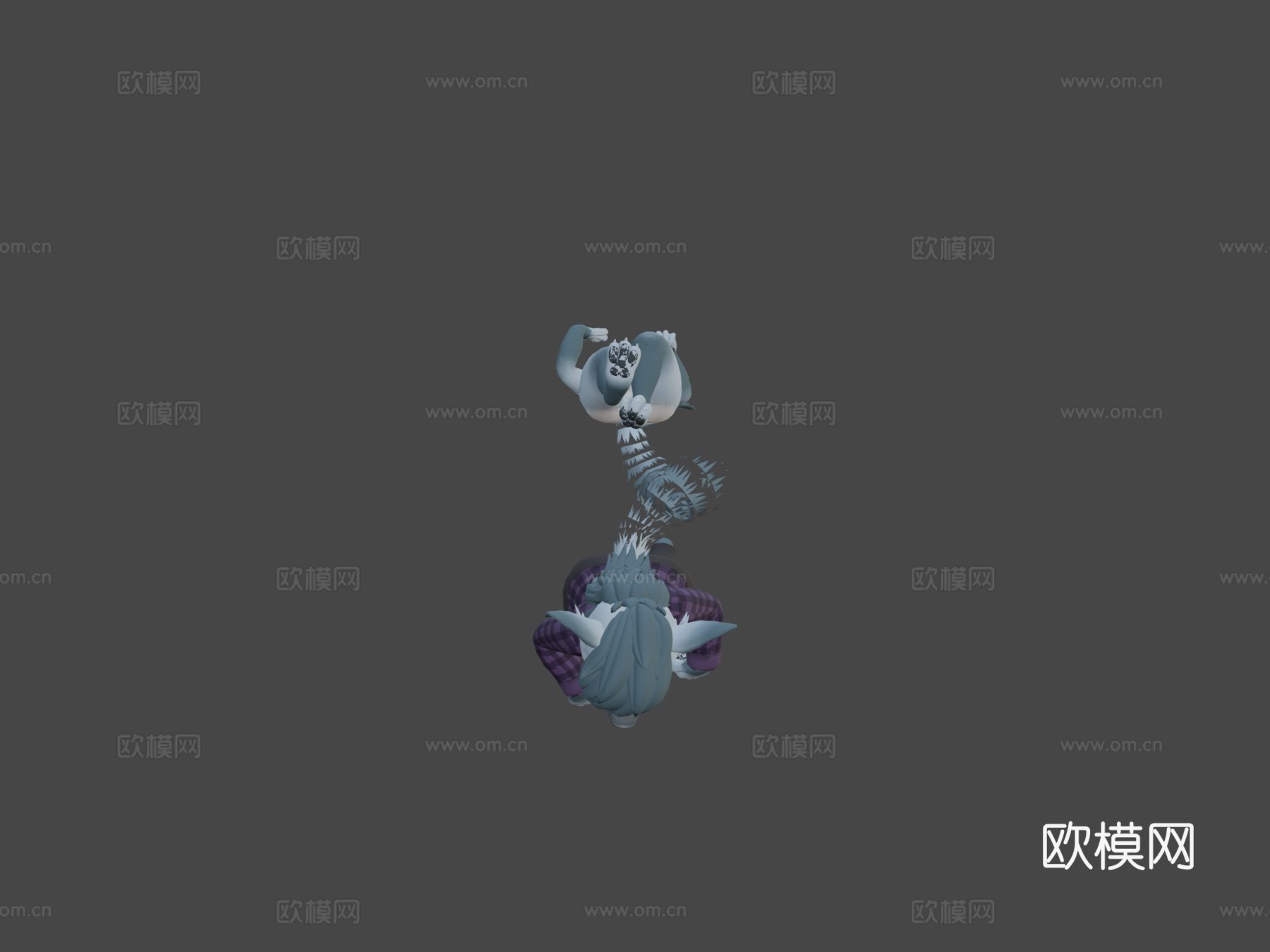 穆菲鬣狗VRChat虚拟形象3d模型