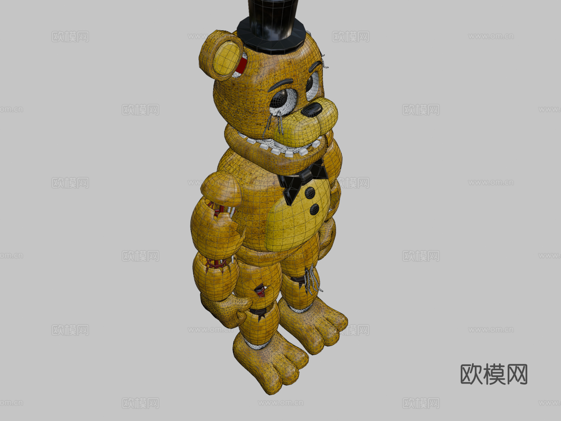 FNAF2-黄金弗雷迪3d模型