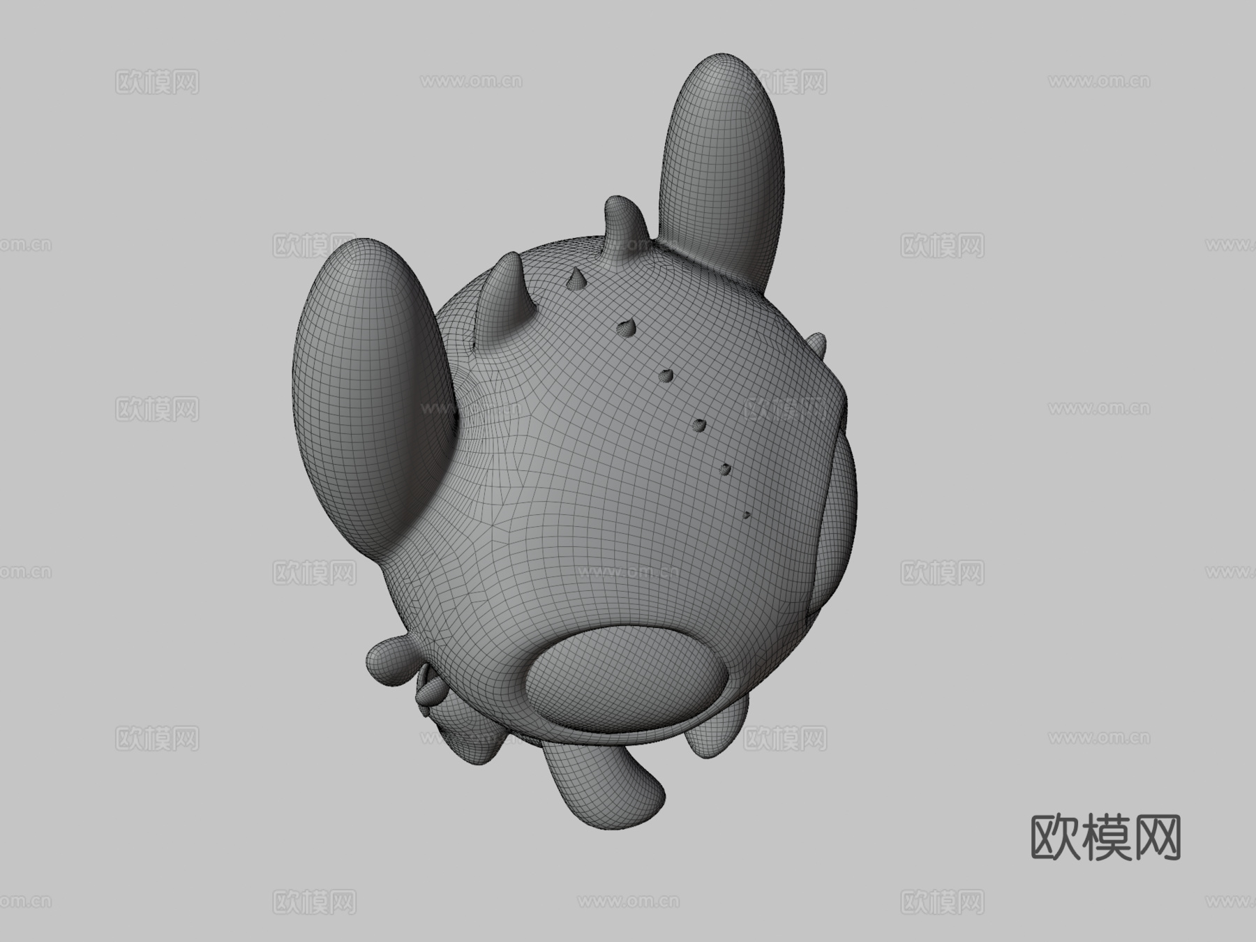 无牙仔(奇姆洛)可爱版3d模型