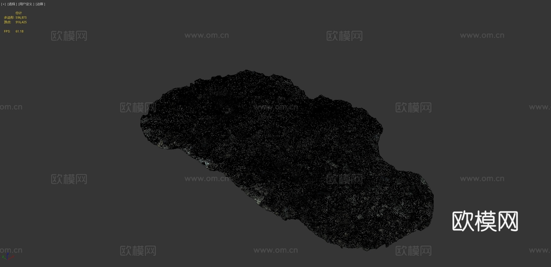 水下地形-#Agisoft自然挑战赛3d模型