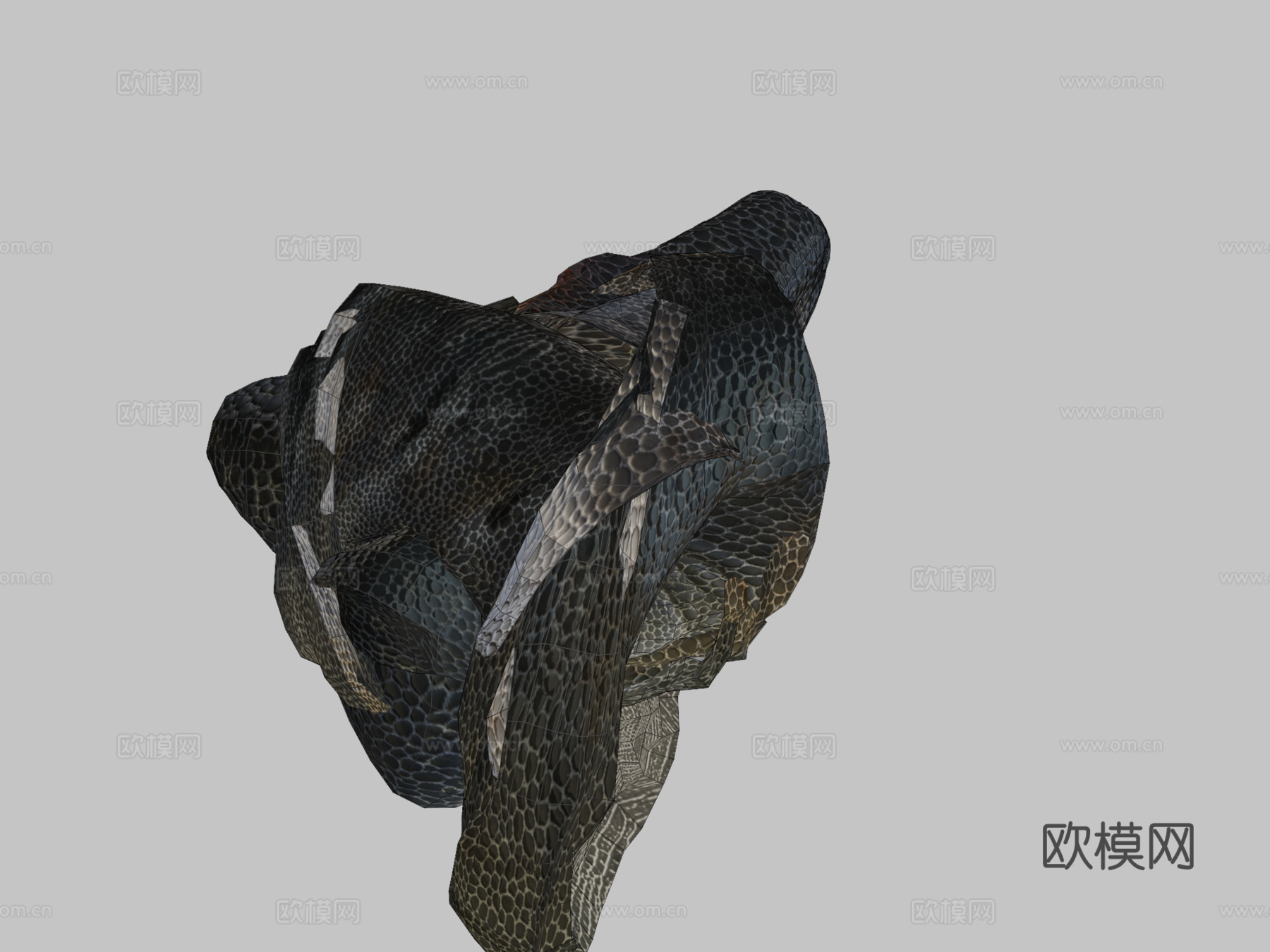 古巨蜥3d模型