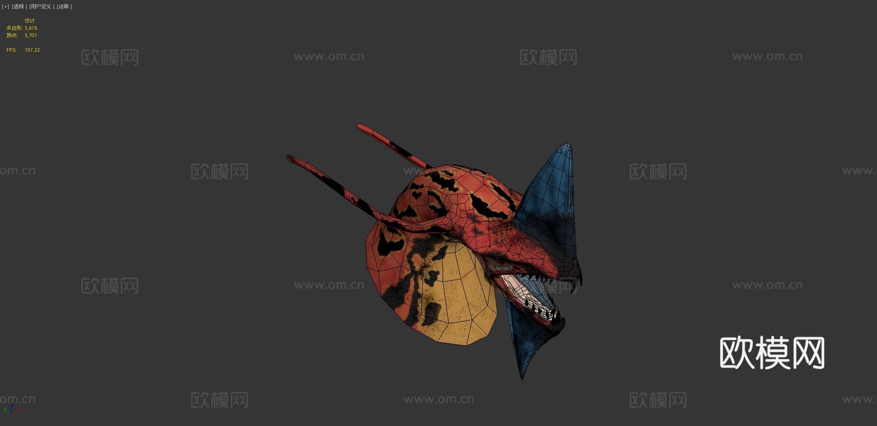 托鲁克马克托龙3d模型