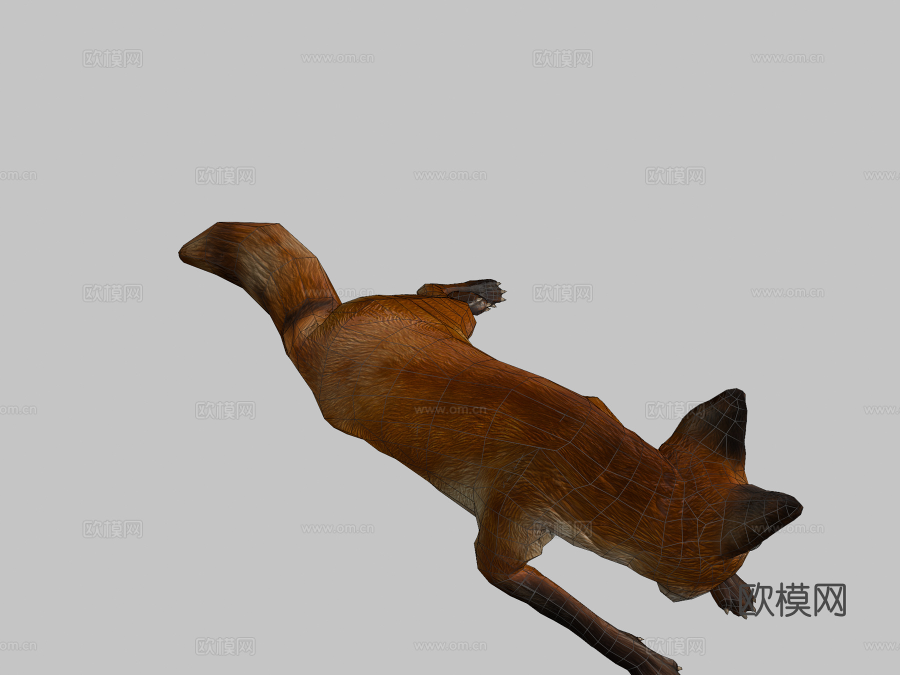 狐狸3d模型