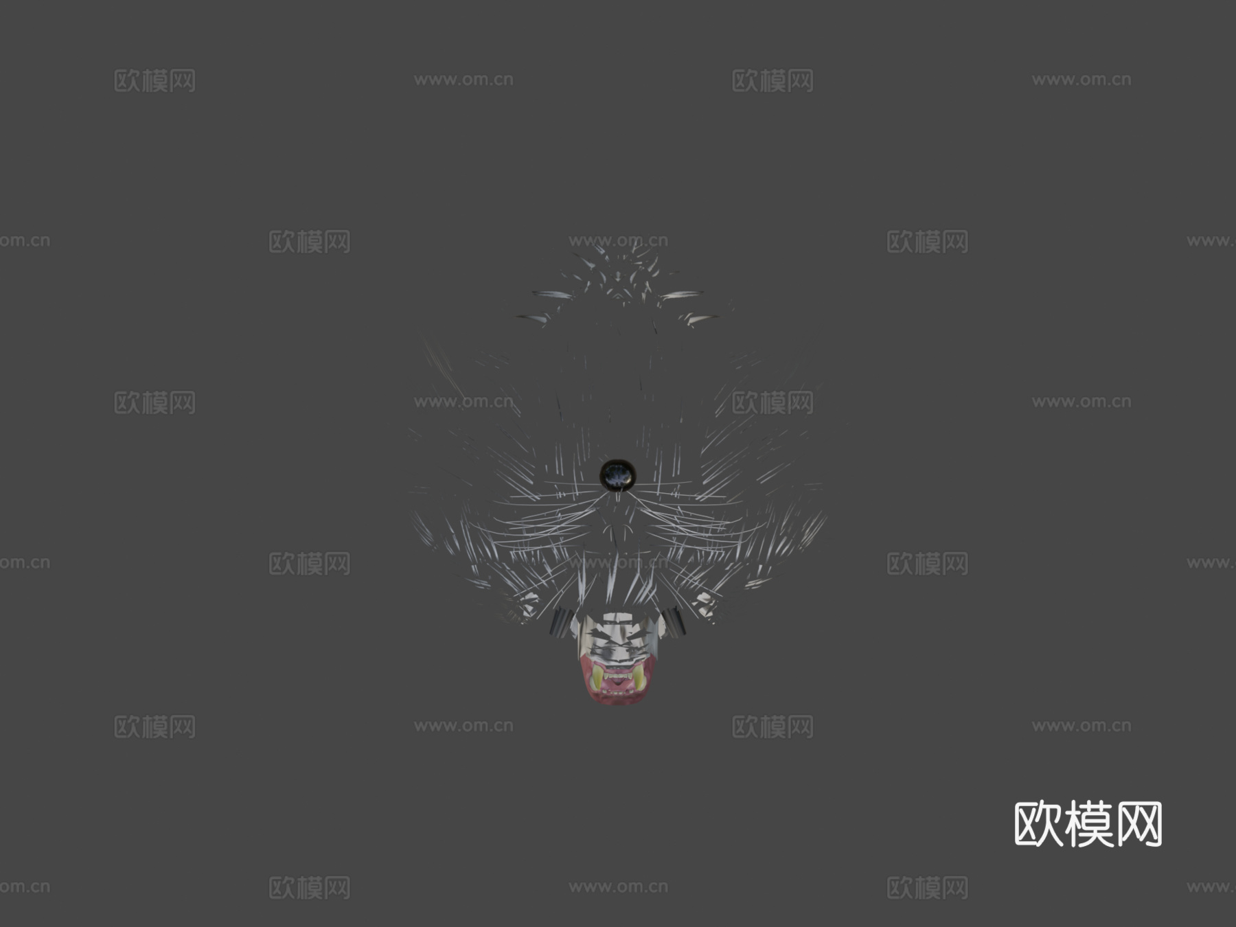 白虎3d模型