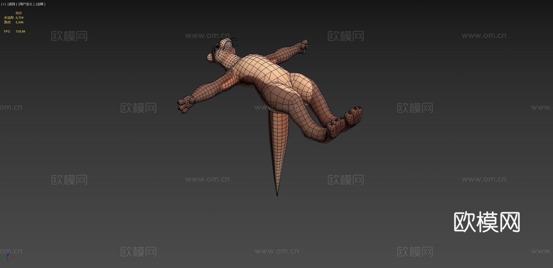 水獭塔里奥3d模型