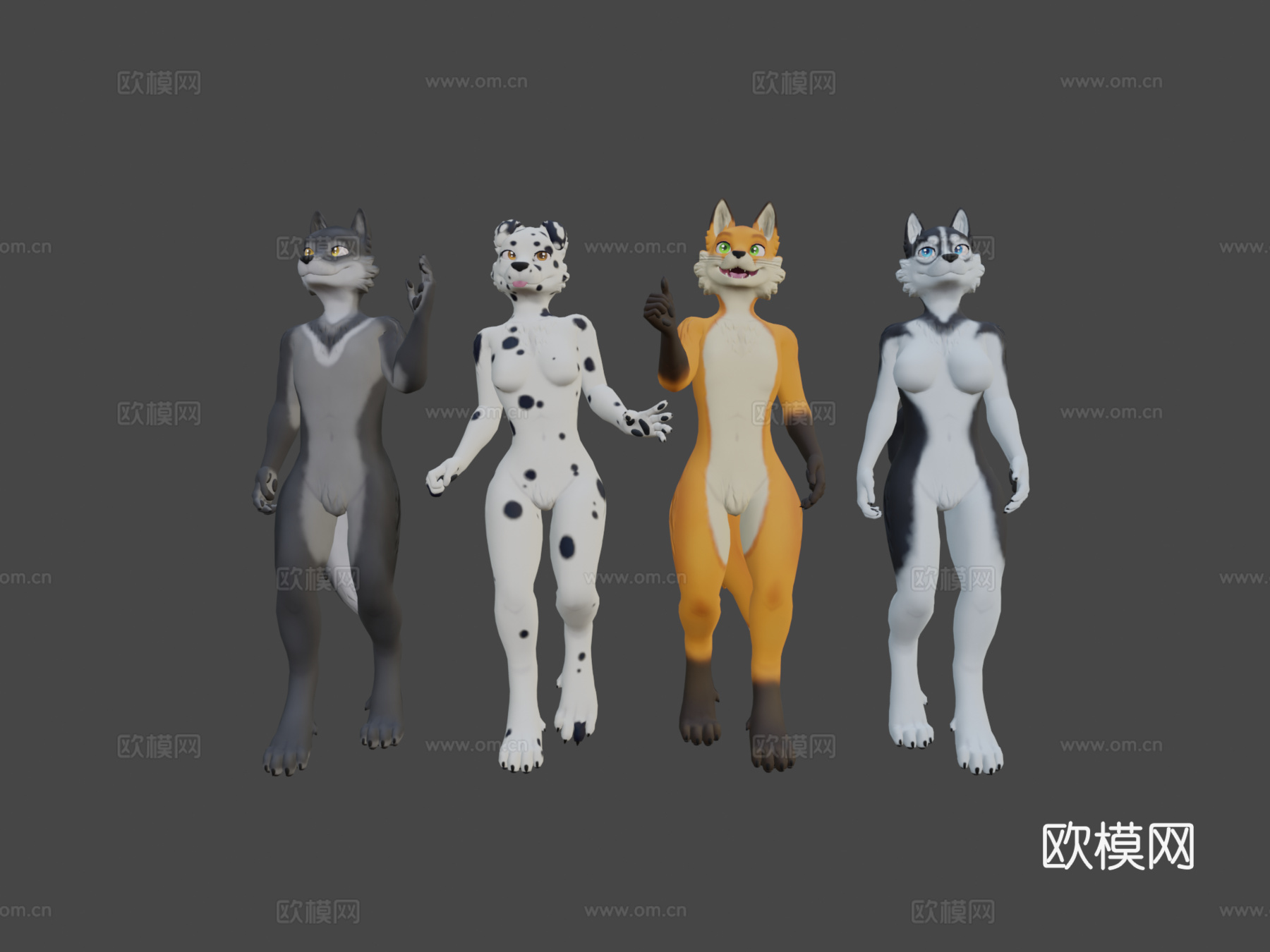库达的犬齿-VRChat模型3d模型