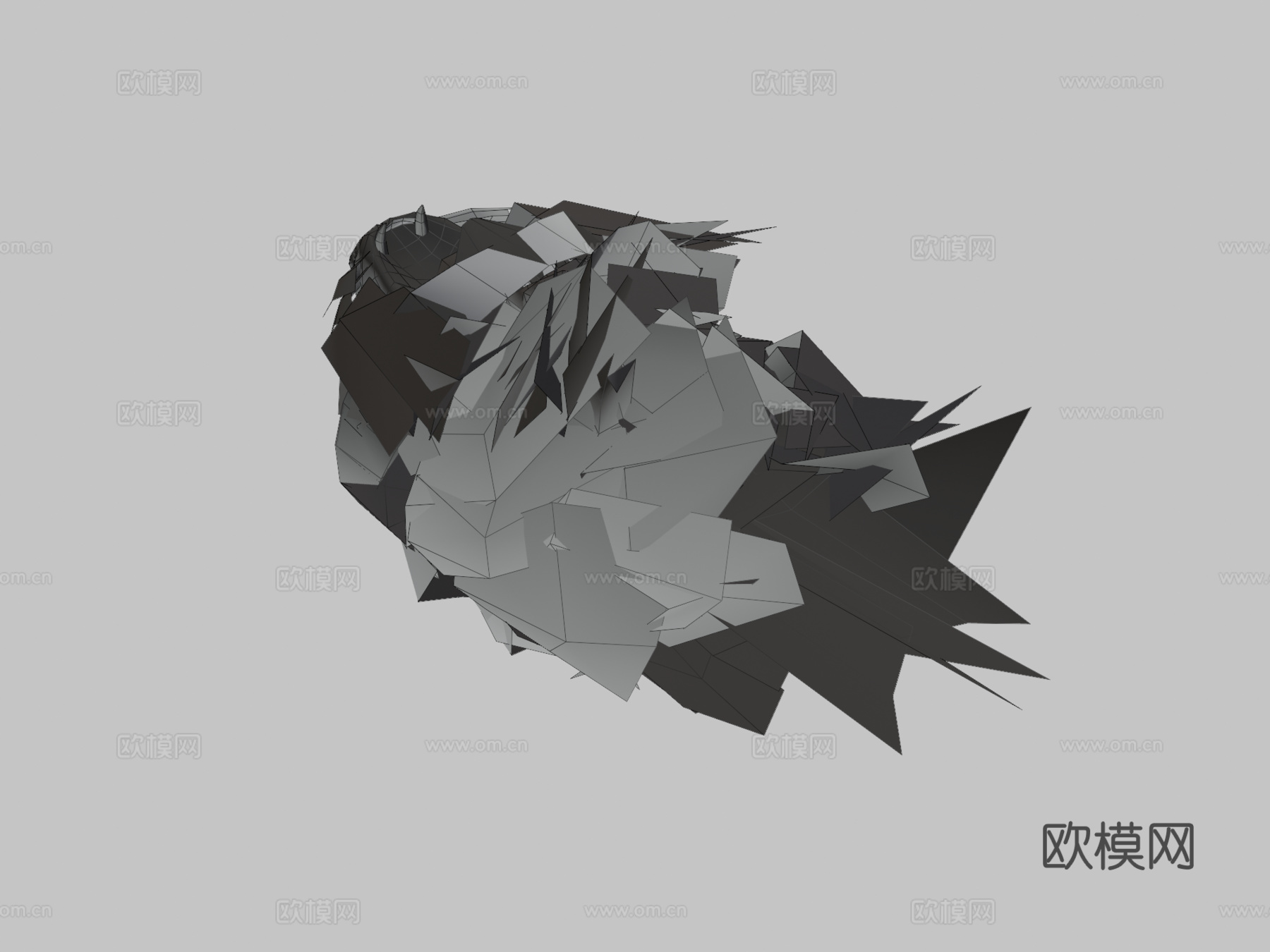 带动画狮子3d模型