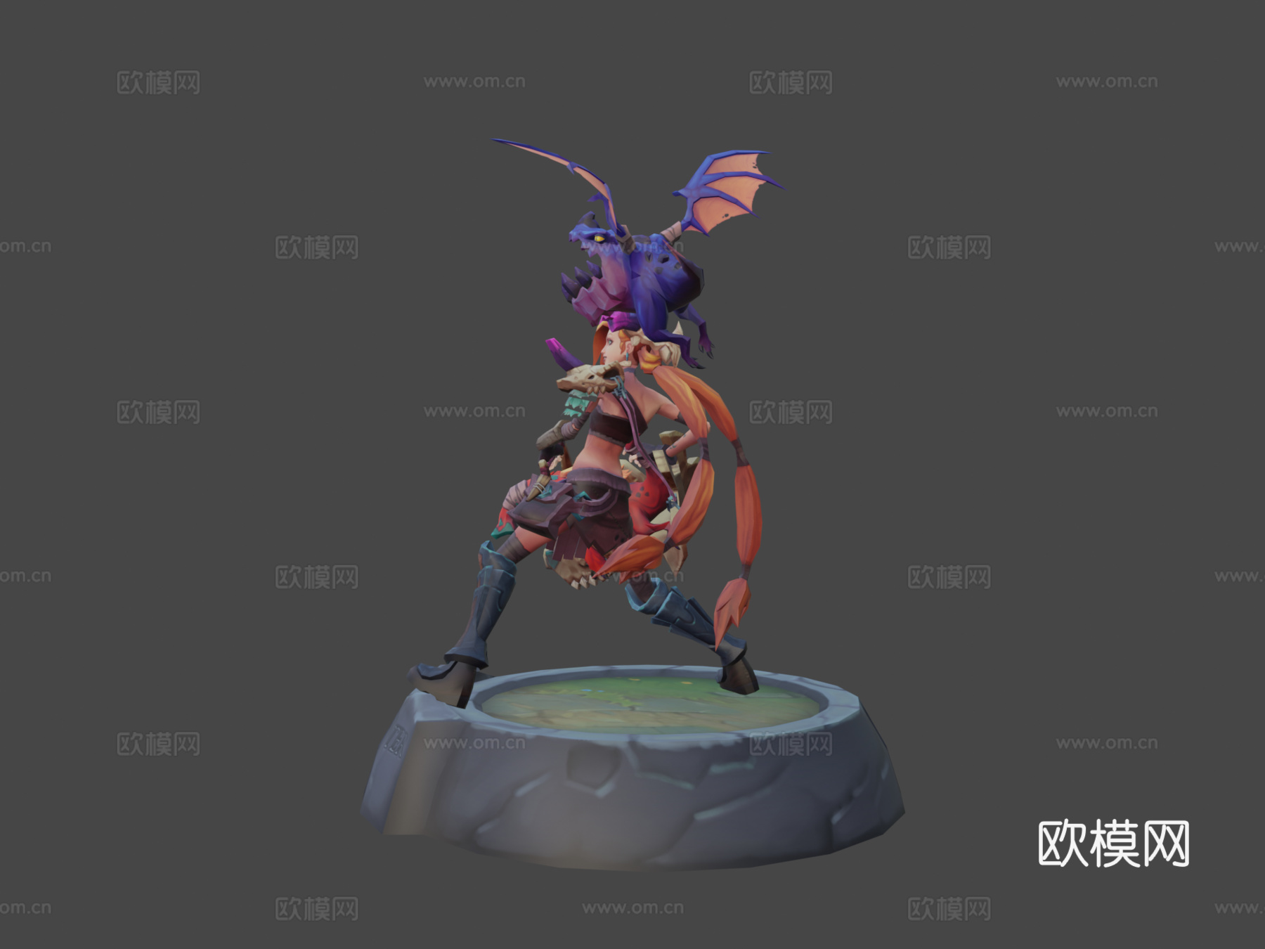 野兽猎人金克丝3d模型