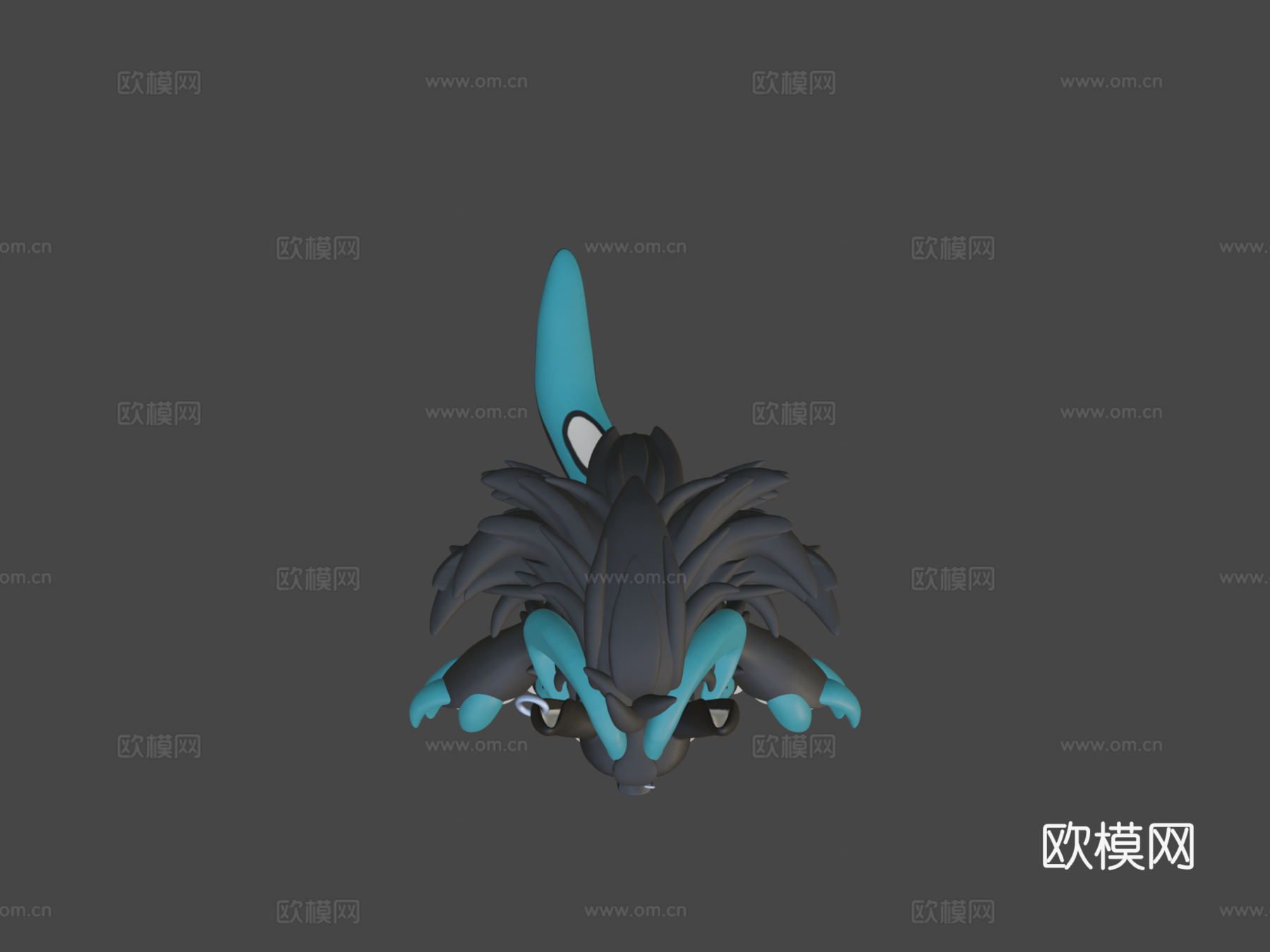 柳条兽3d模型