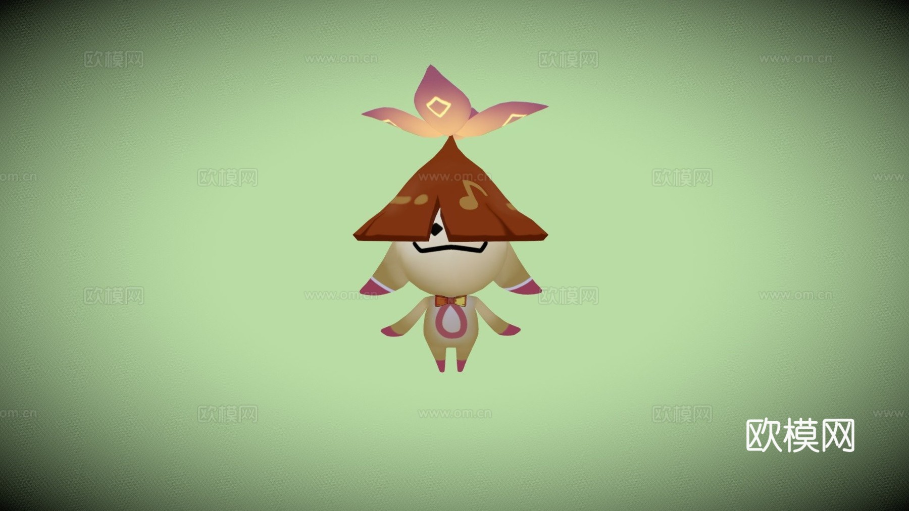 兰那罗-原神3d模型