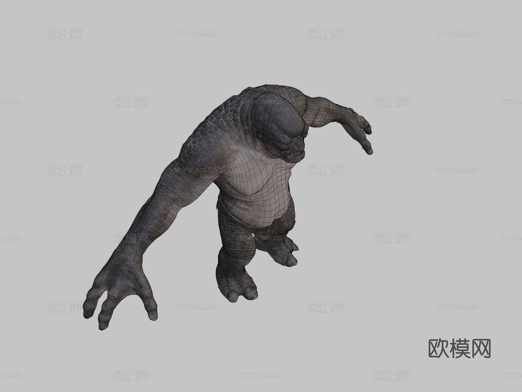 指环王洞穴巨怪3d模型