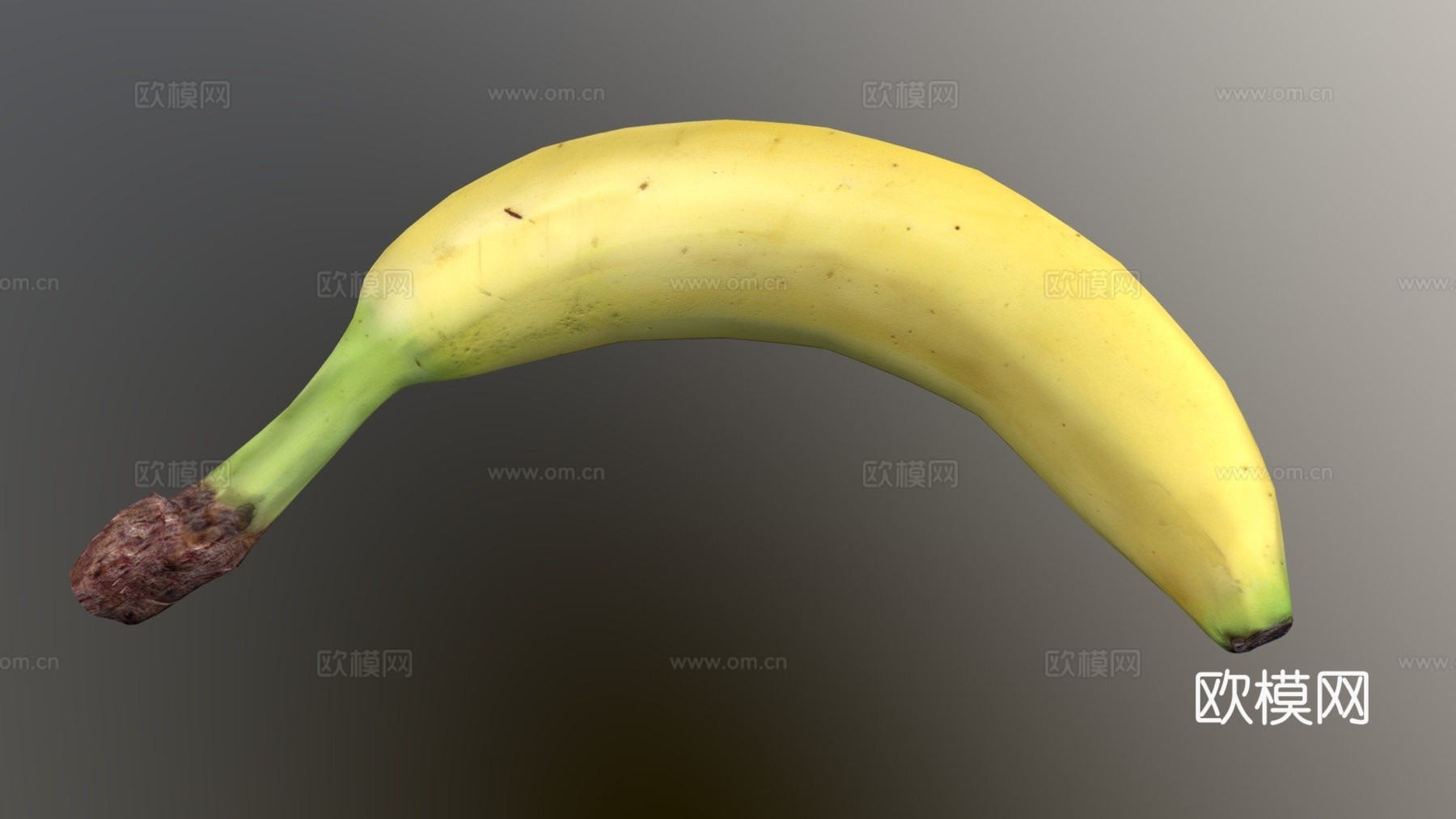 香蕉3d模型