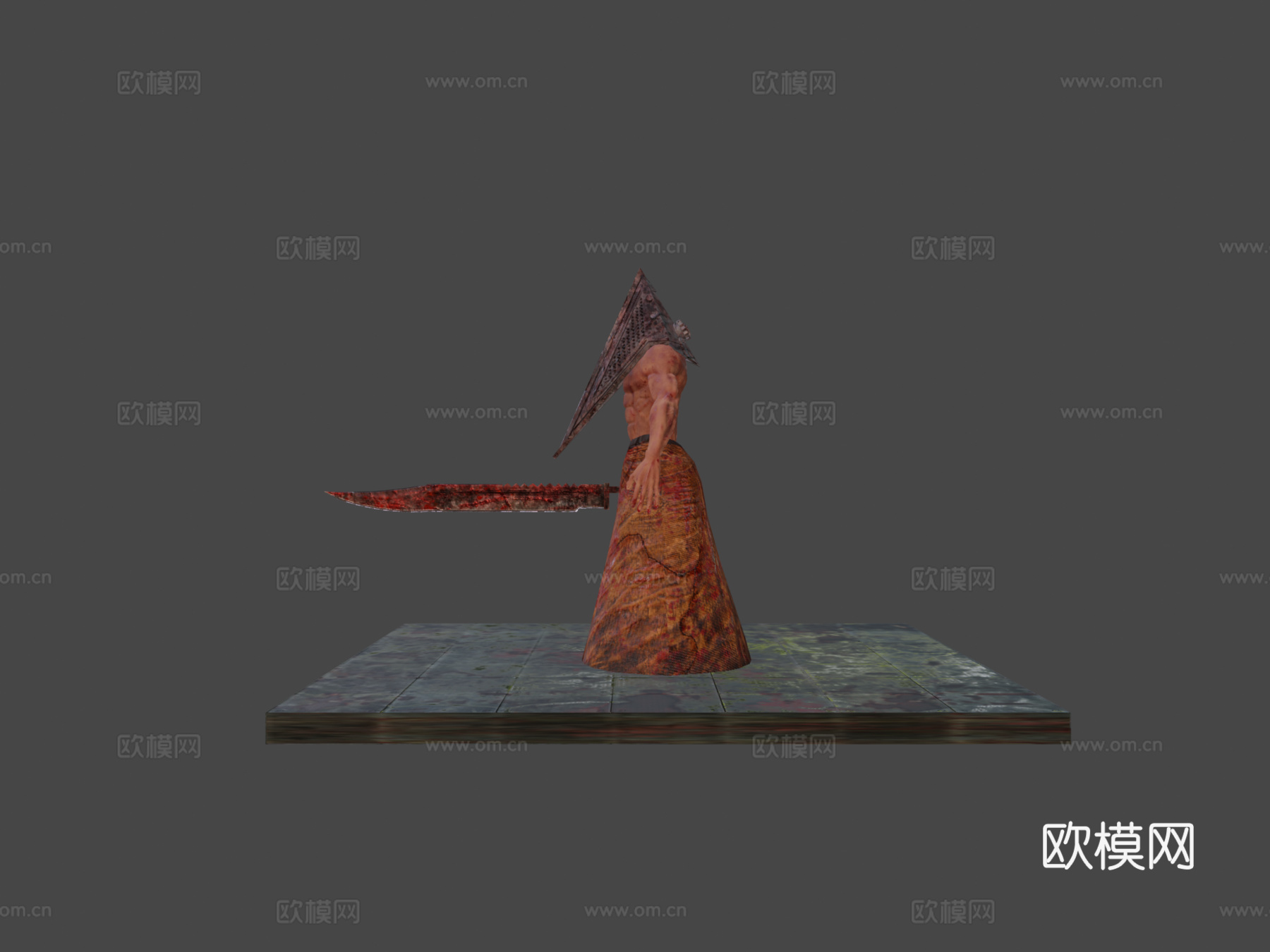 金字塔头-寂静岭粉丝艺术3d模型