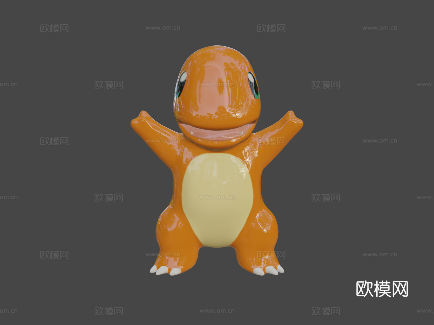 宝可梦-小火龙3d模型