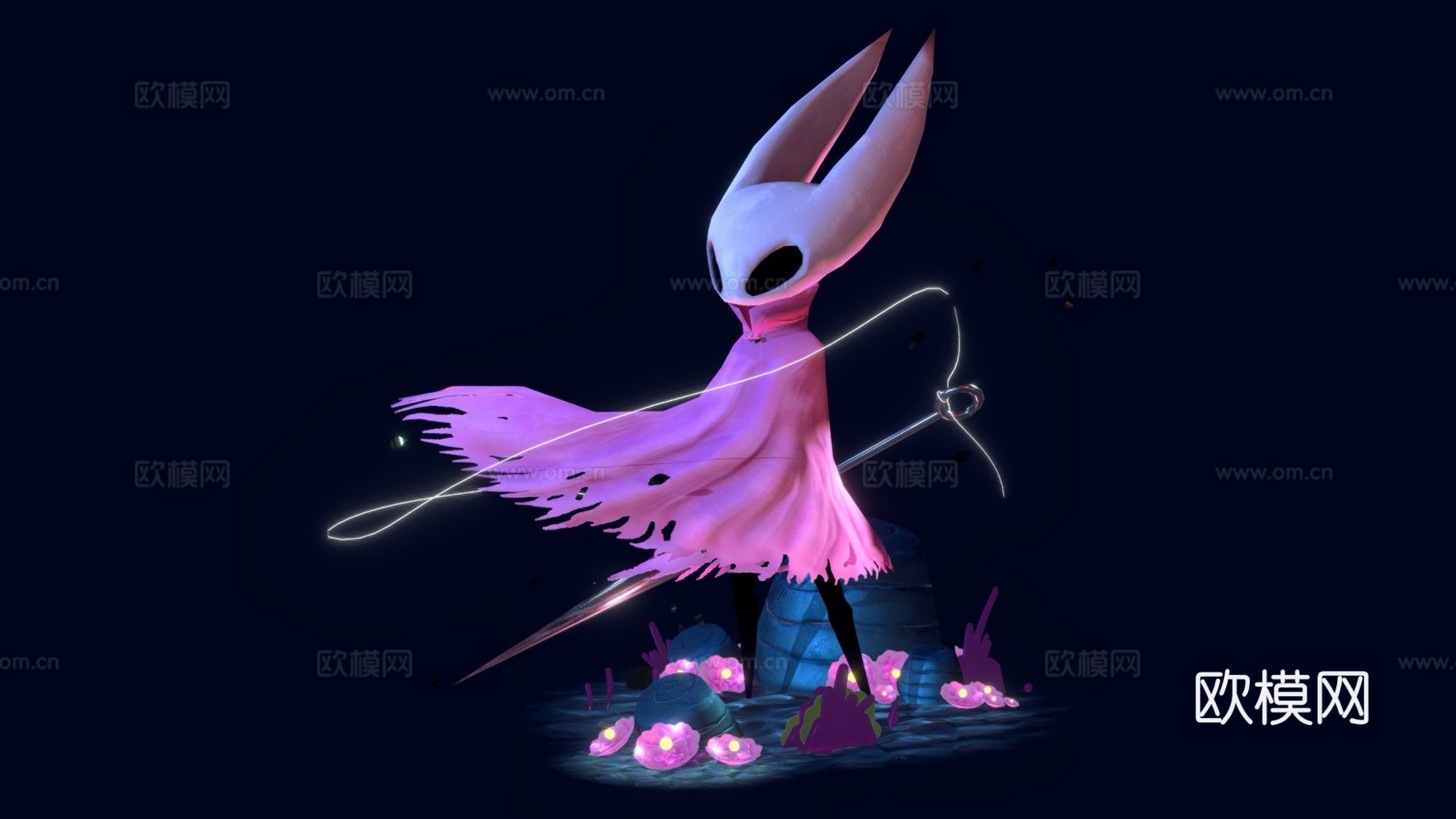 大黄蜂空洞骑士3d模型
