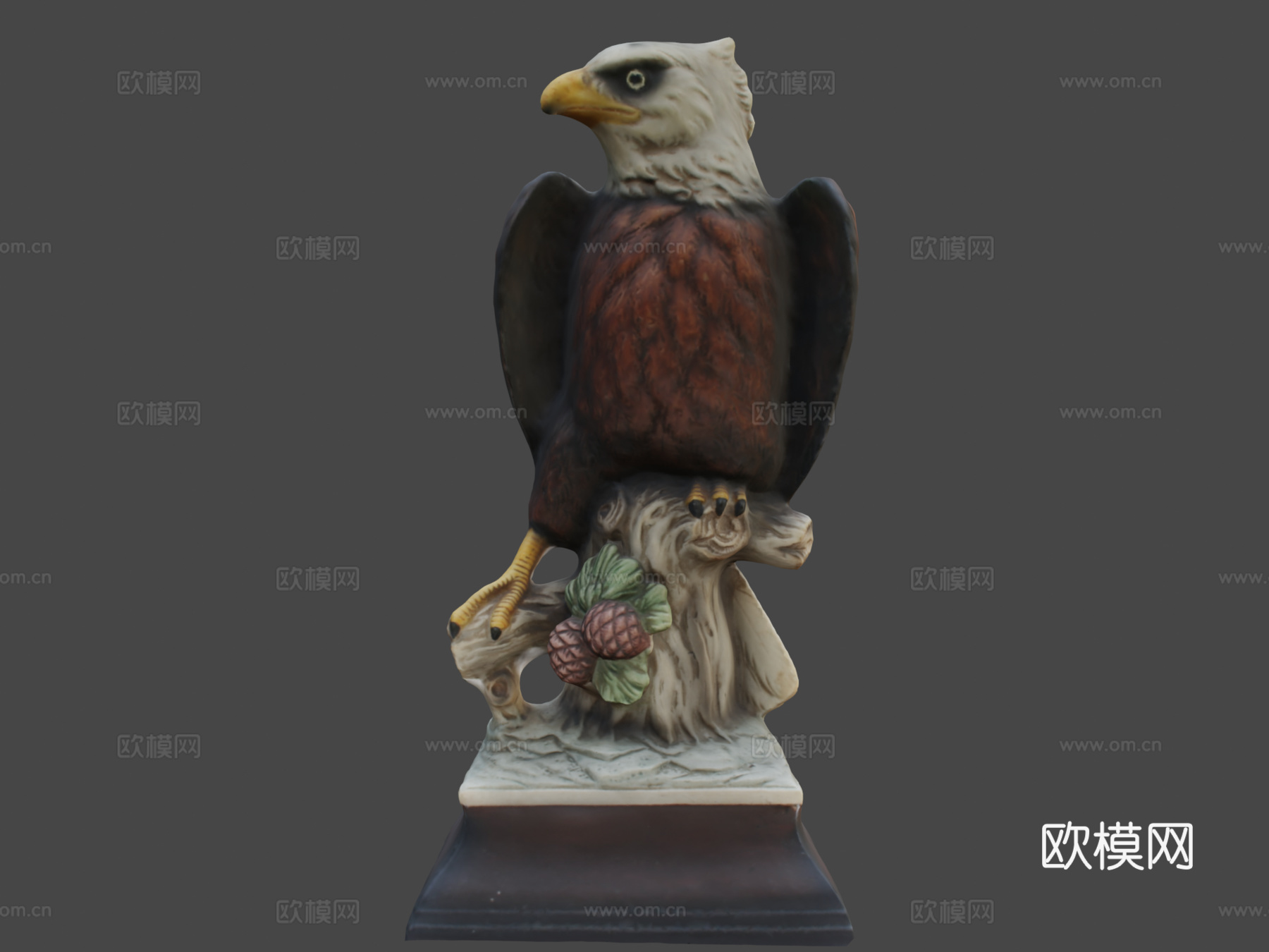D扫描鹰3d模型