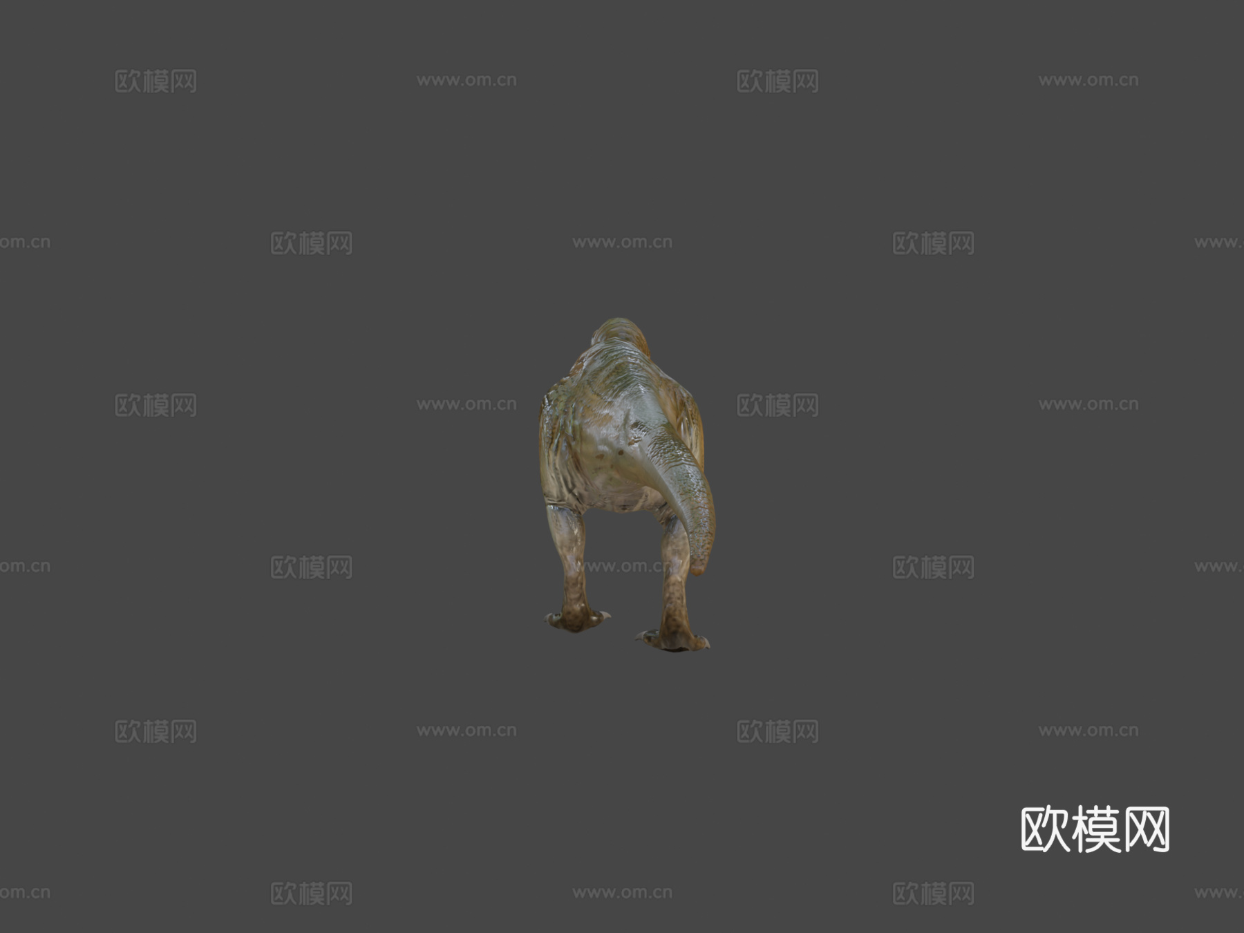 霸王龙低多边形3d模型