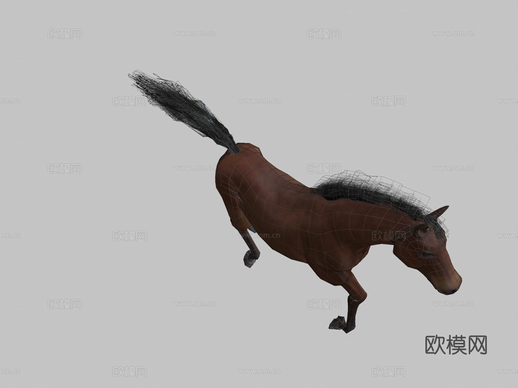动画马匹3d模型