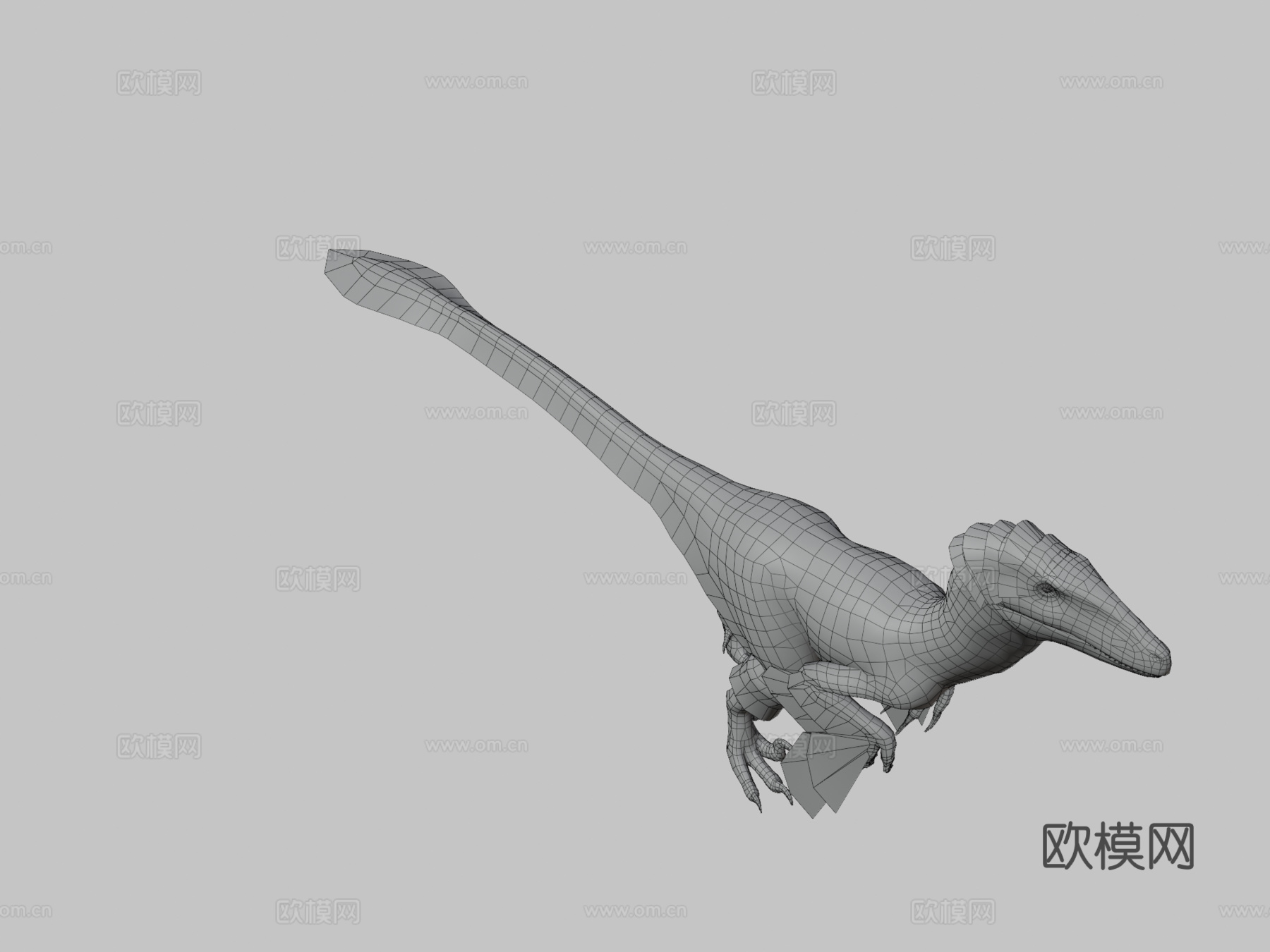 恐爪龙3d模型