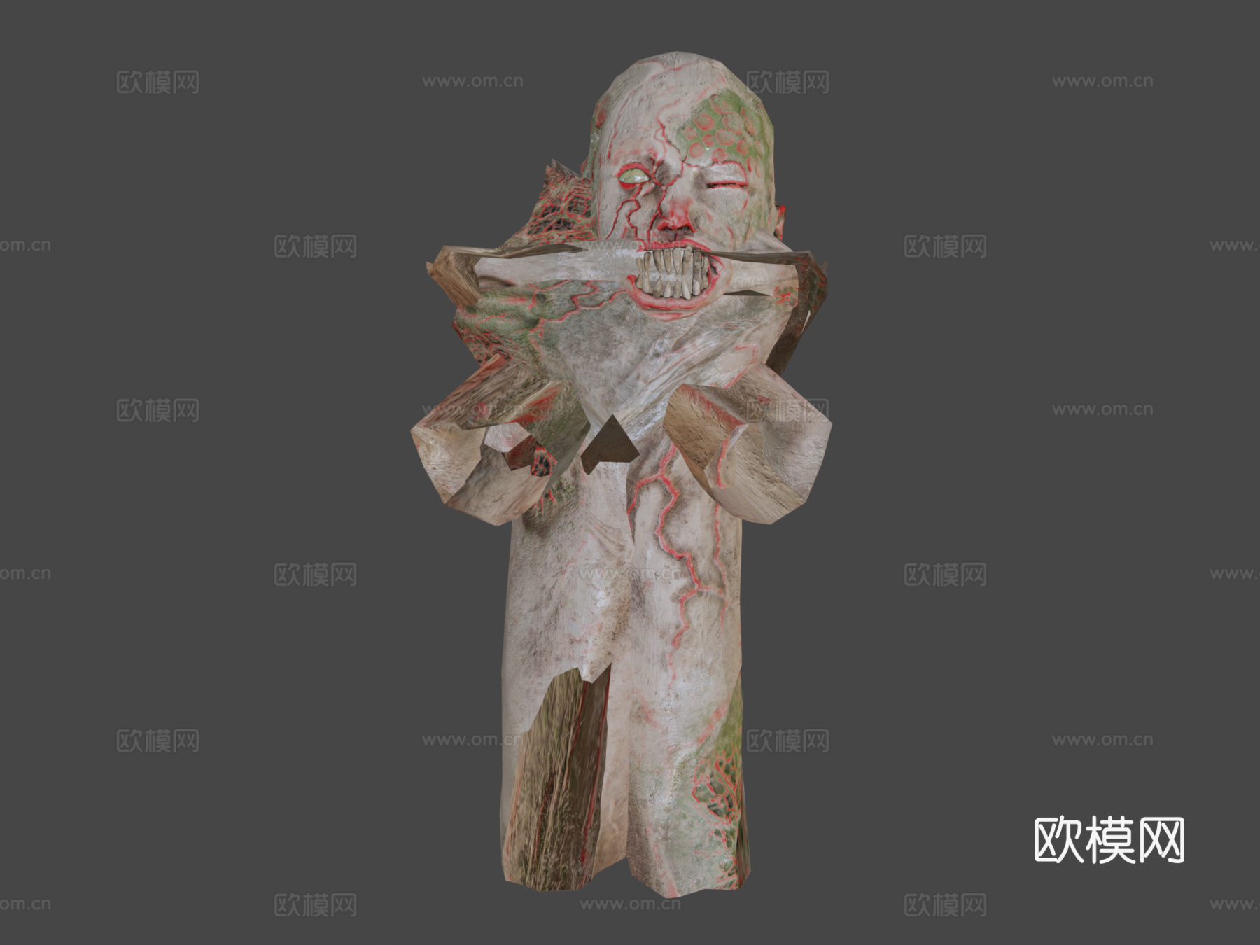 僵尸怪物杀手死灵体3d模型