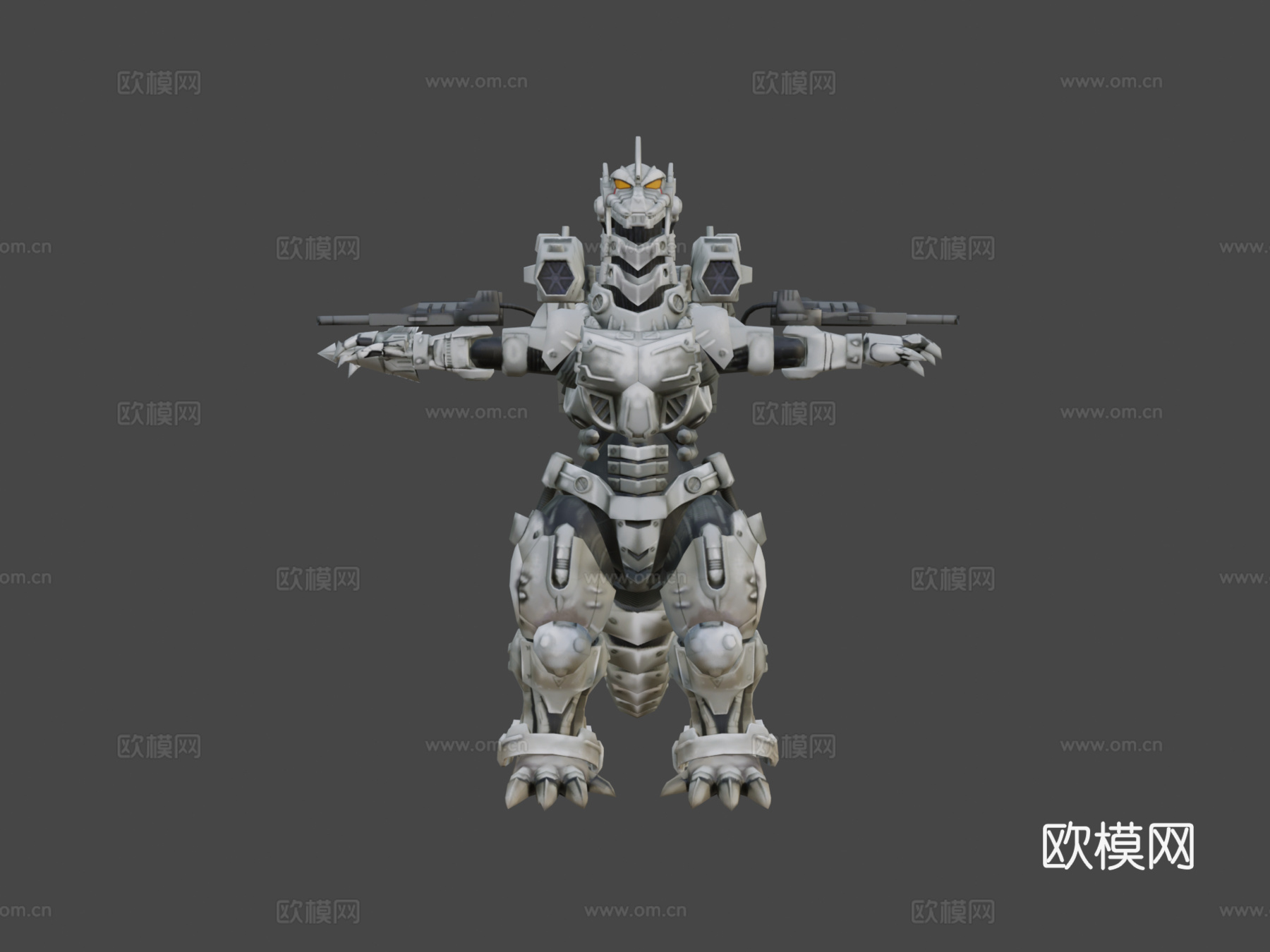 机械哥斯拉千年龙-哥斯拉PS3版3d模型