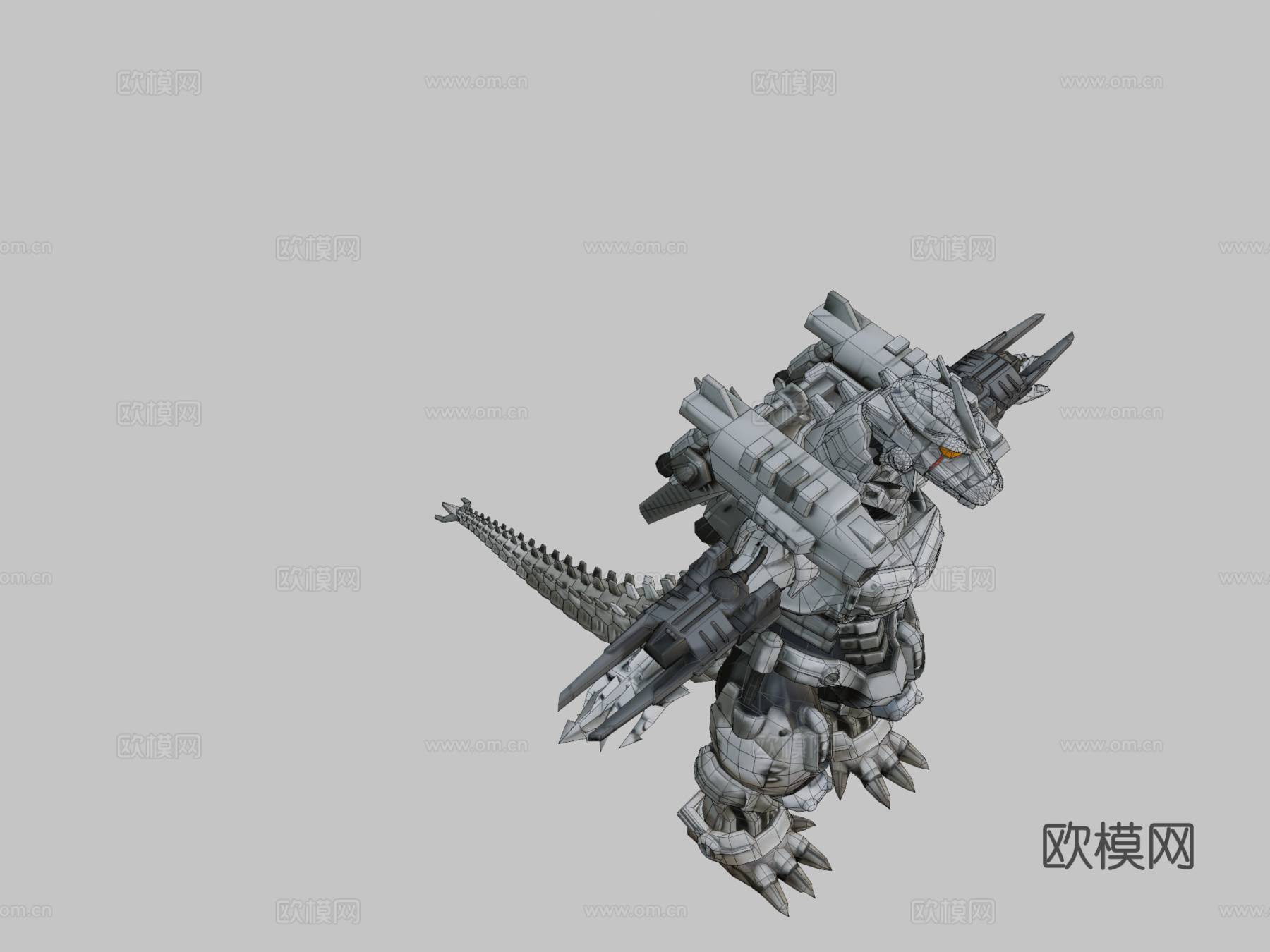 机械哥斯拉千年龙-哥斯拉PS3版3d模型