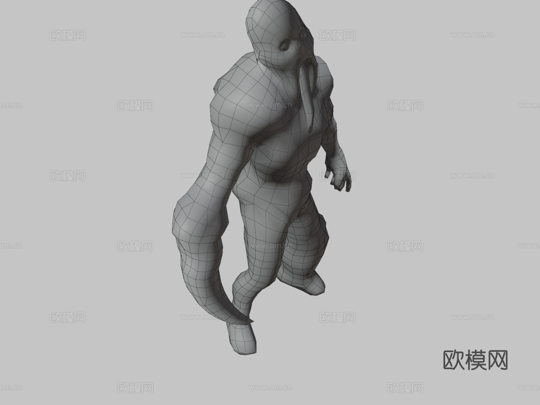 僵尸突变体3d模型