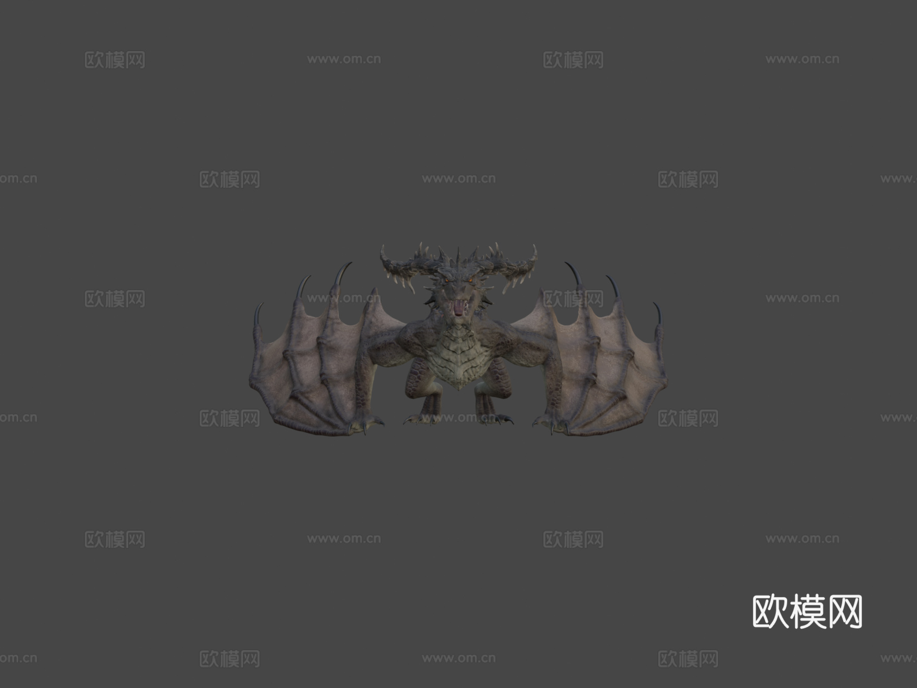 火龙3d模型