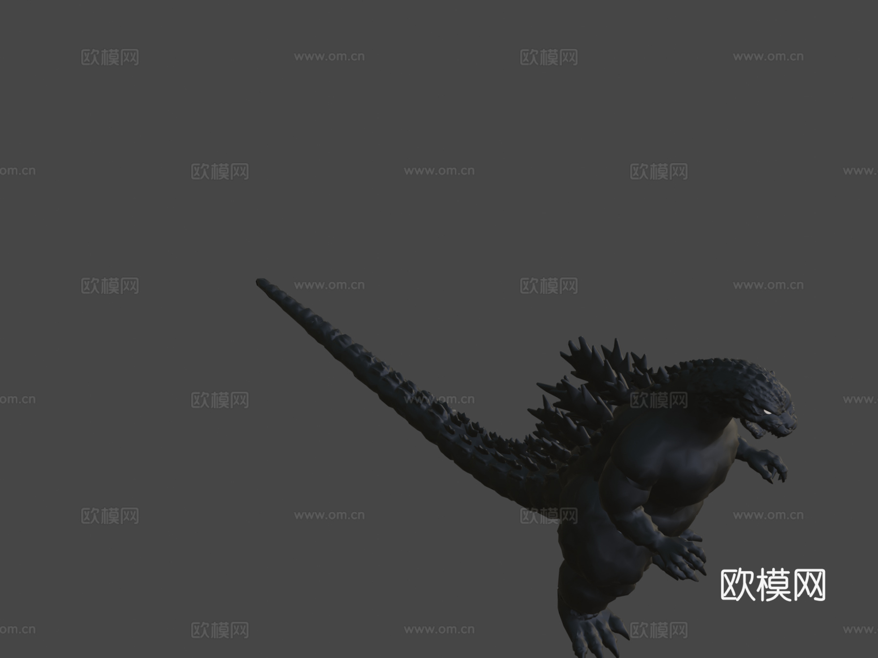 哥斯拉平成哥斯拉3d模型