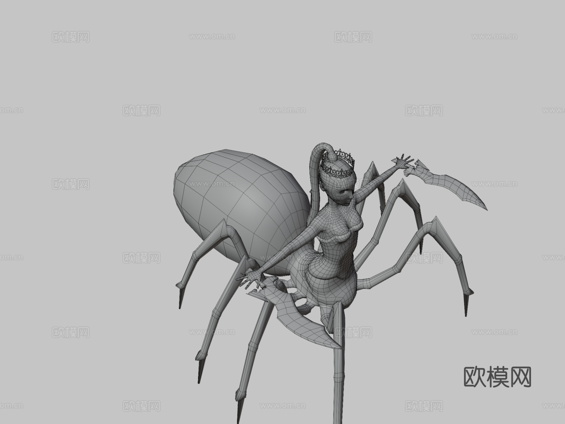 蜘蛛女王3d模型