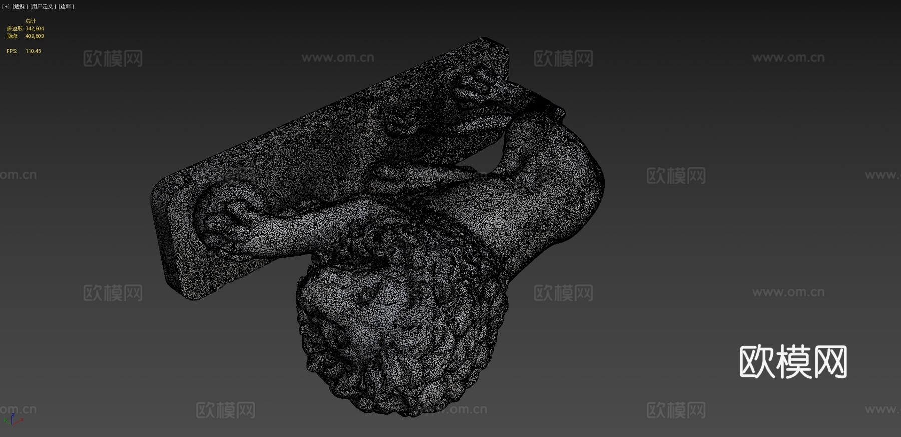 狮子3d模型