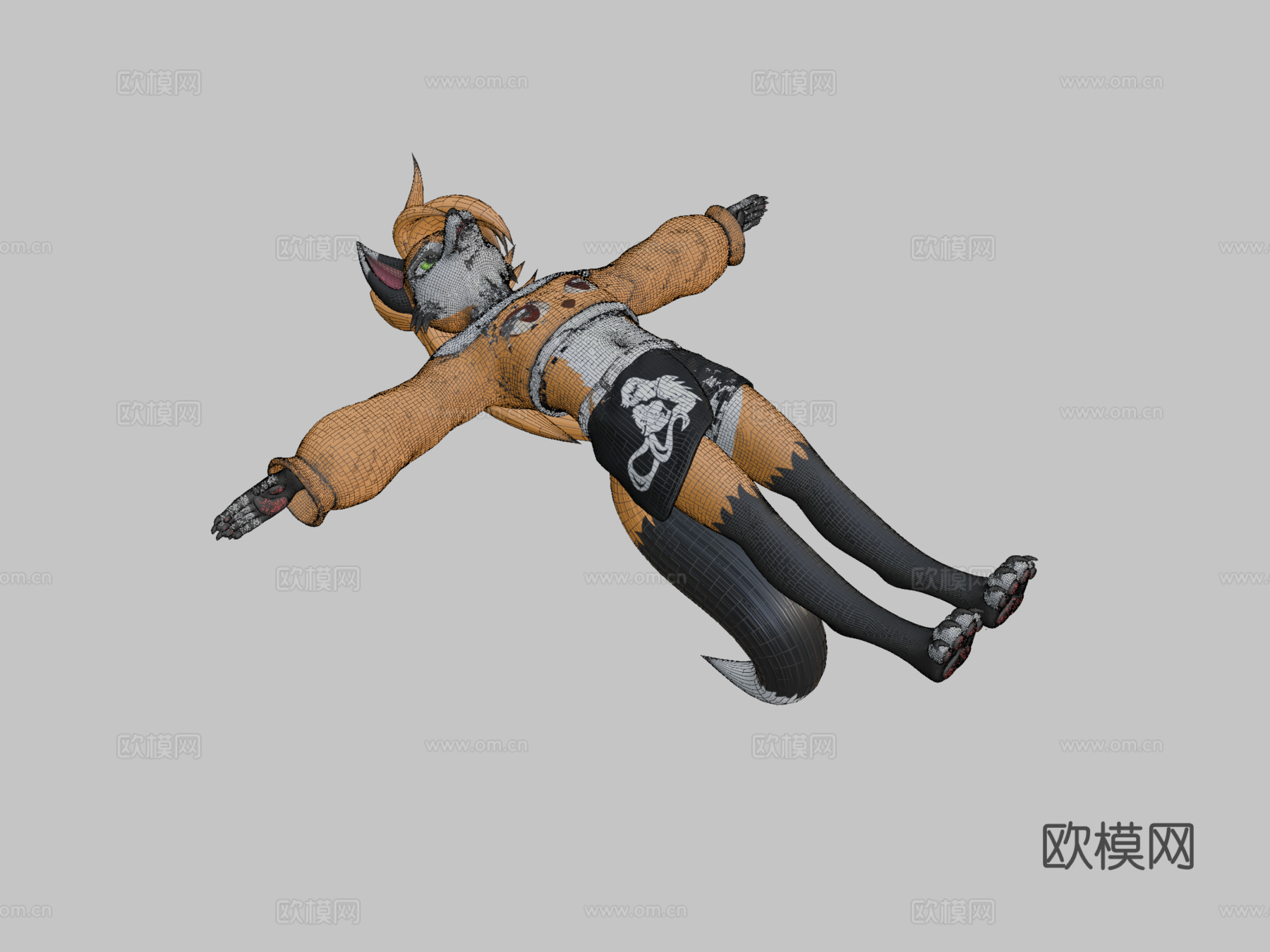篝火狐狸重制版，VRChat与VRM适配3d模型