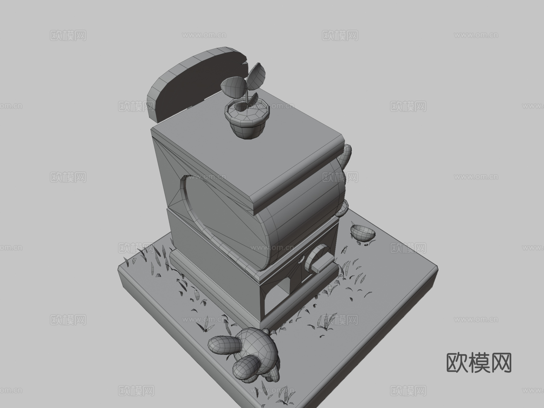 扭蛋罐3d模型