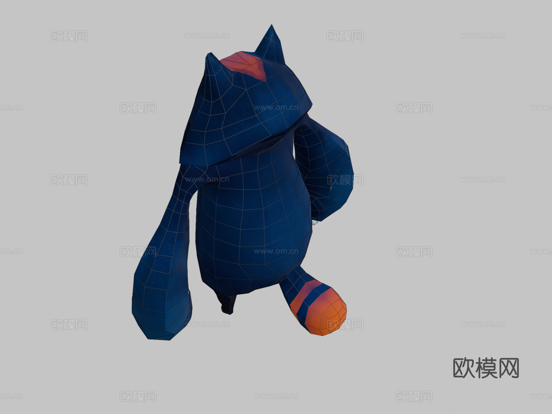 猫型生物3d模型