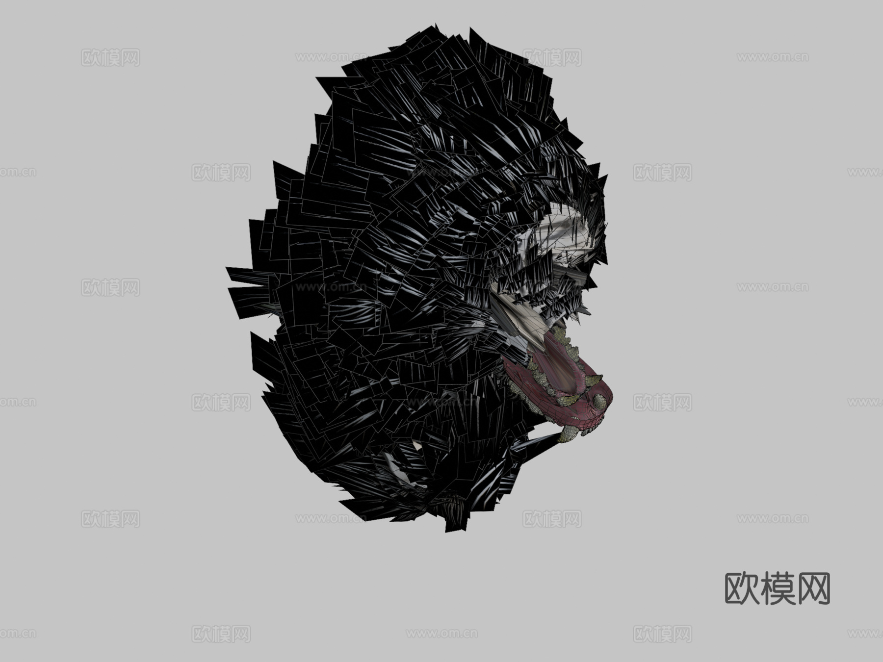 白虎3d模型