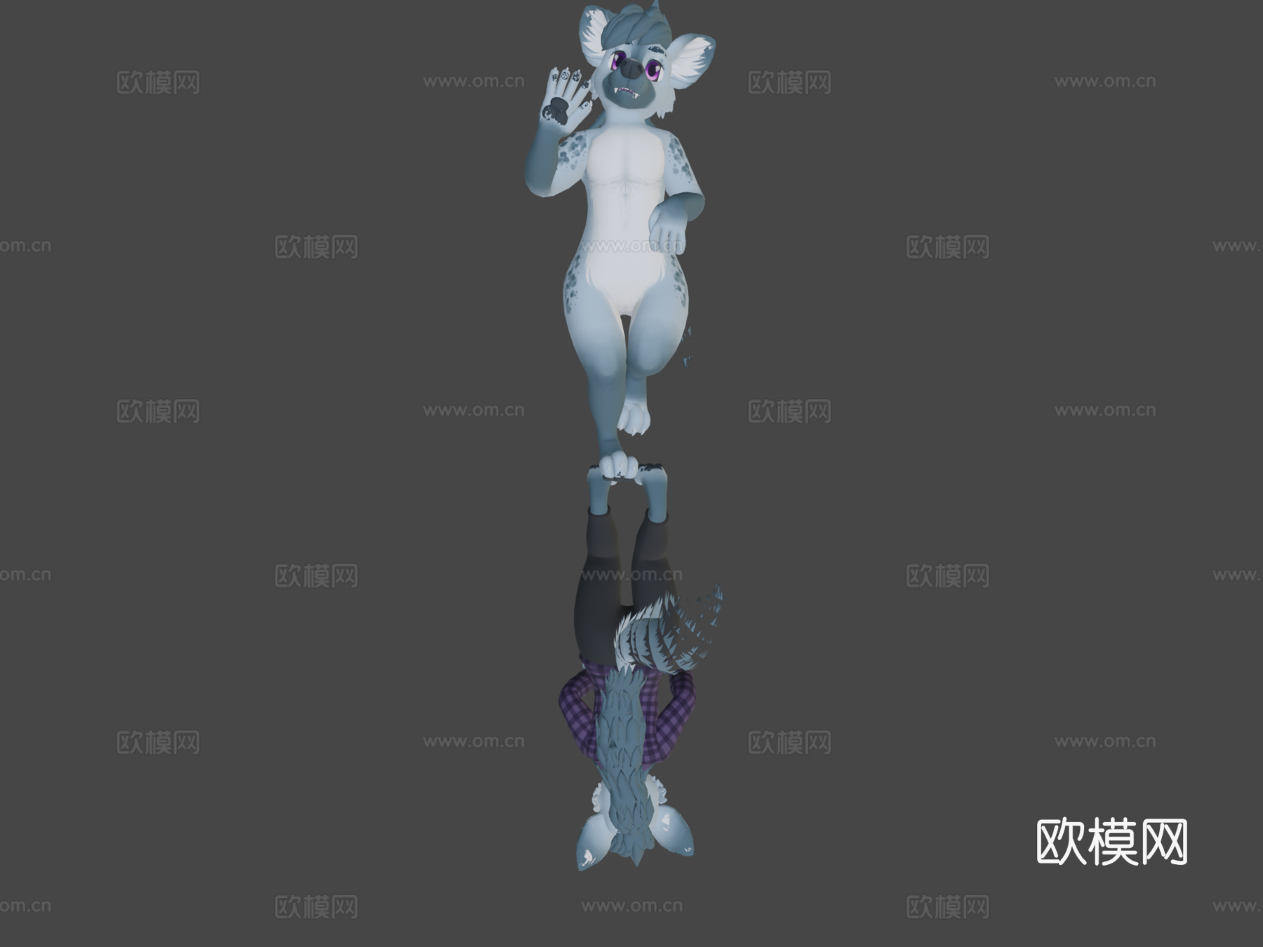 穆菲鬣狗VRChat虚拟形象3d模型